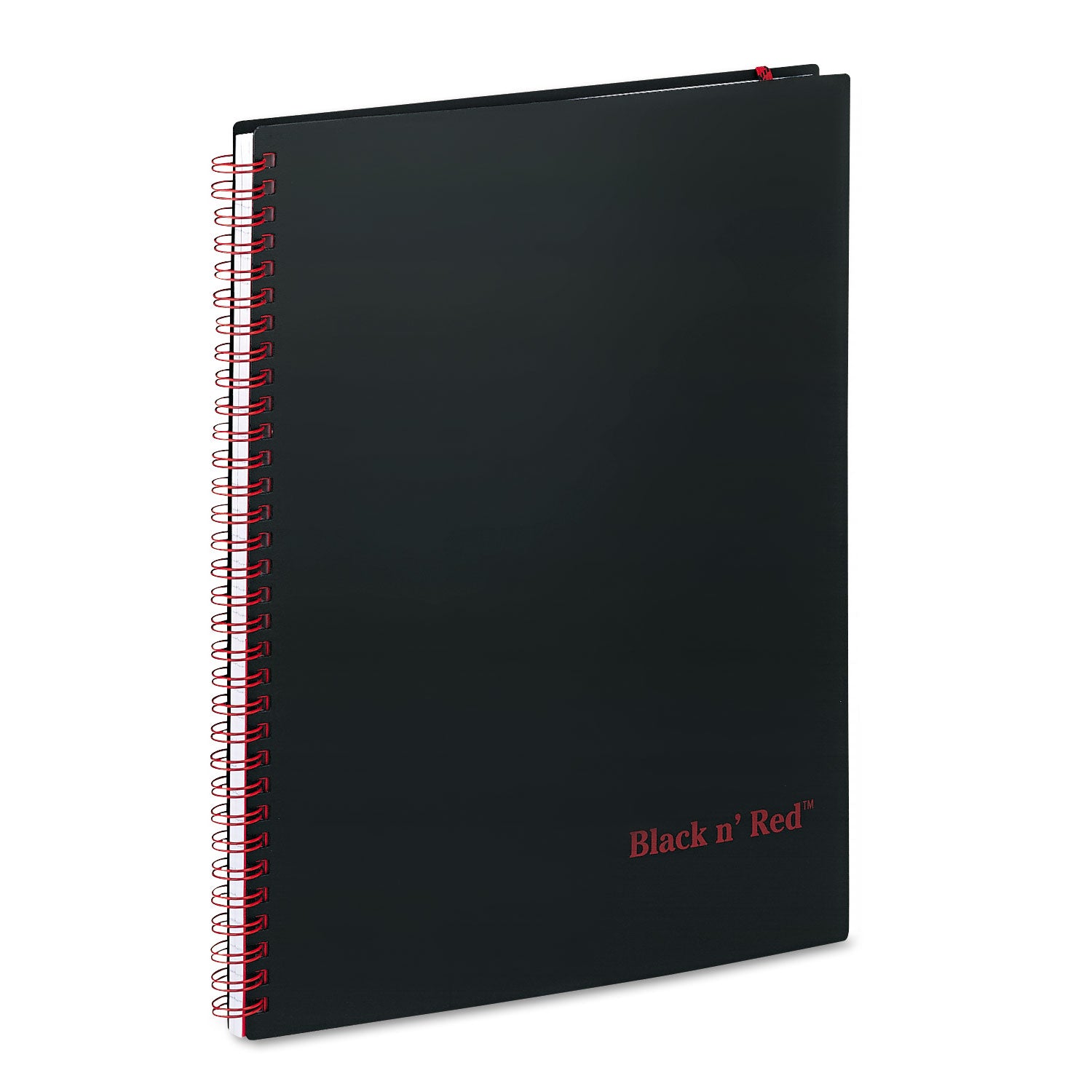 Flexible Cover Twinwire Notebooks, SCRIBZEE Compatible, 1-Subject, Wide/Legal Rule, Black Cover, (70) 11 x 8.5 Sheets -
