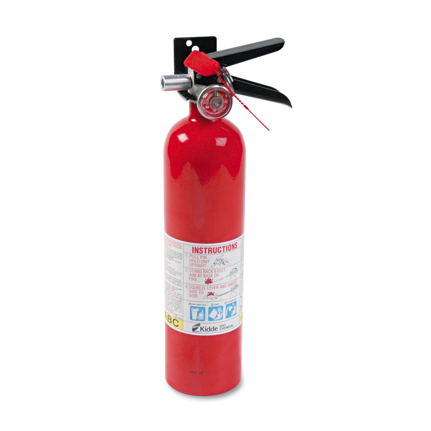 ProLine Pro 2.5 MP Fire Extinguisher, 1-A, 10-B:C, 100 psi, 15 h x 3.25 dia, 2.6 lb -