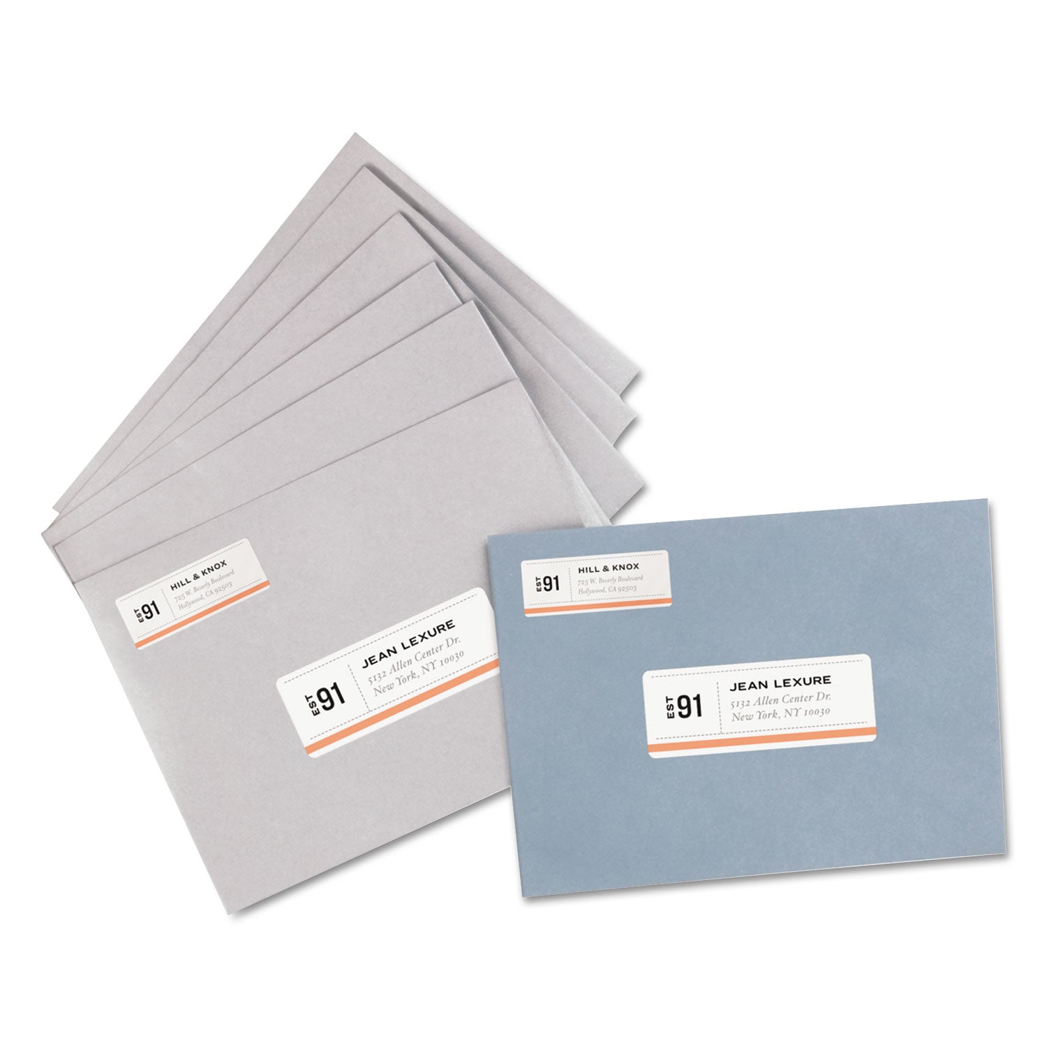 White Address Labels w/ Sure Feed Technology for Laser Printers, Laser Printers, 1 x 2.63, White, 30/Sheet, 250 Sheets/Box -