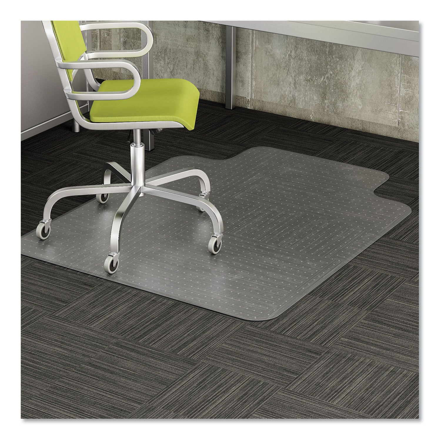 economat-occasional-use-chair-mat-low-pile-carpet-roll-36-x-48-lipped-clear_defcm11112com - 2