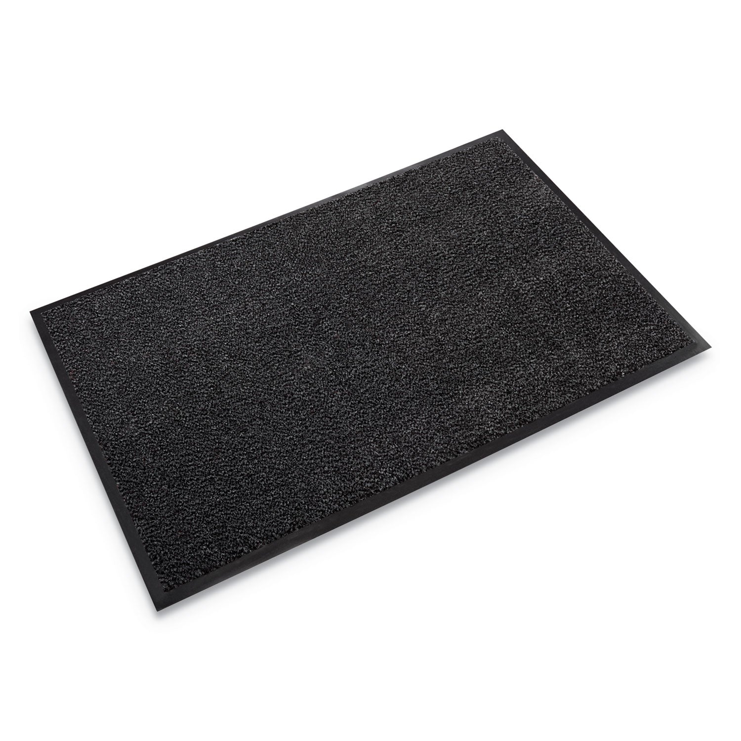 Dust-Star Microfiber Wiper Mat, 48 x 72, Charcoal - 1