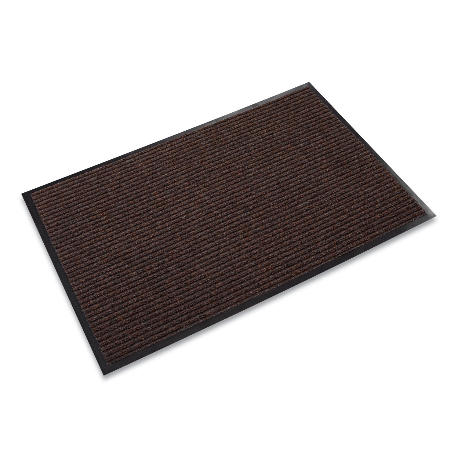 Crown Mats Needle-rib Wiper/Scraper Mat - Entryway, Indoor - 72" Length x 48" Width x 0.313" Thickness - Rectangular - Polyethylene Terephthalate (PET) - Brown - 1Each - 1