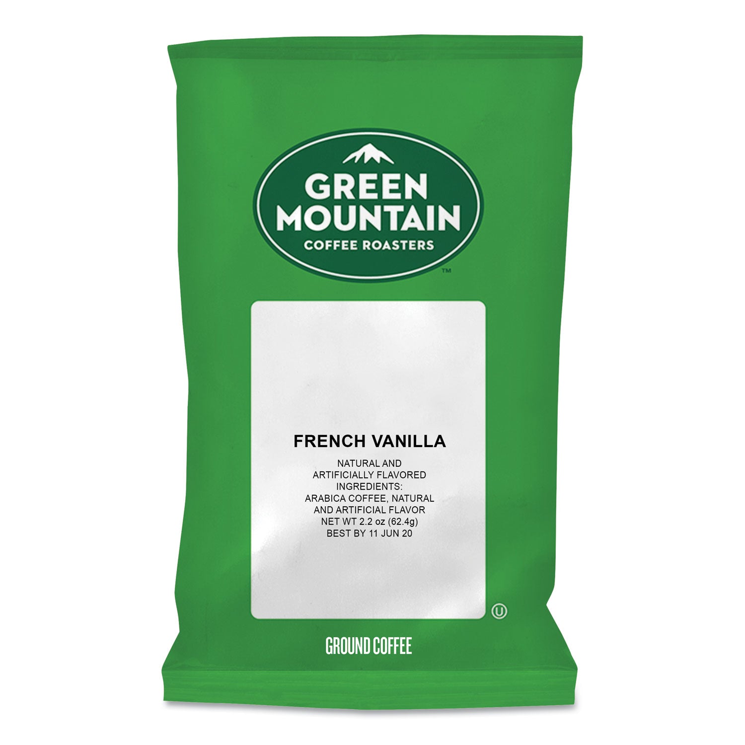 French Vanilla Coffee Fraction Packs, 2.2 oz, 50/Carton -