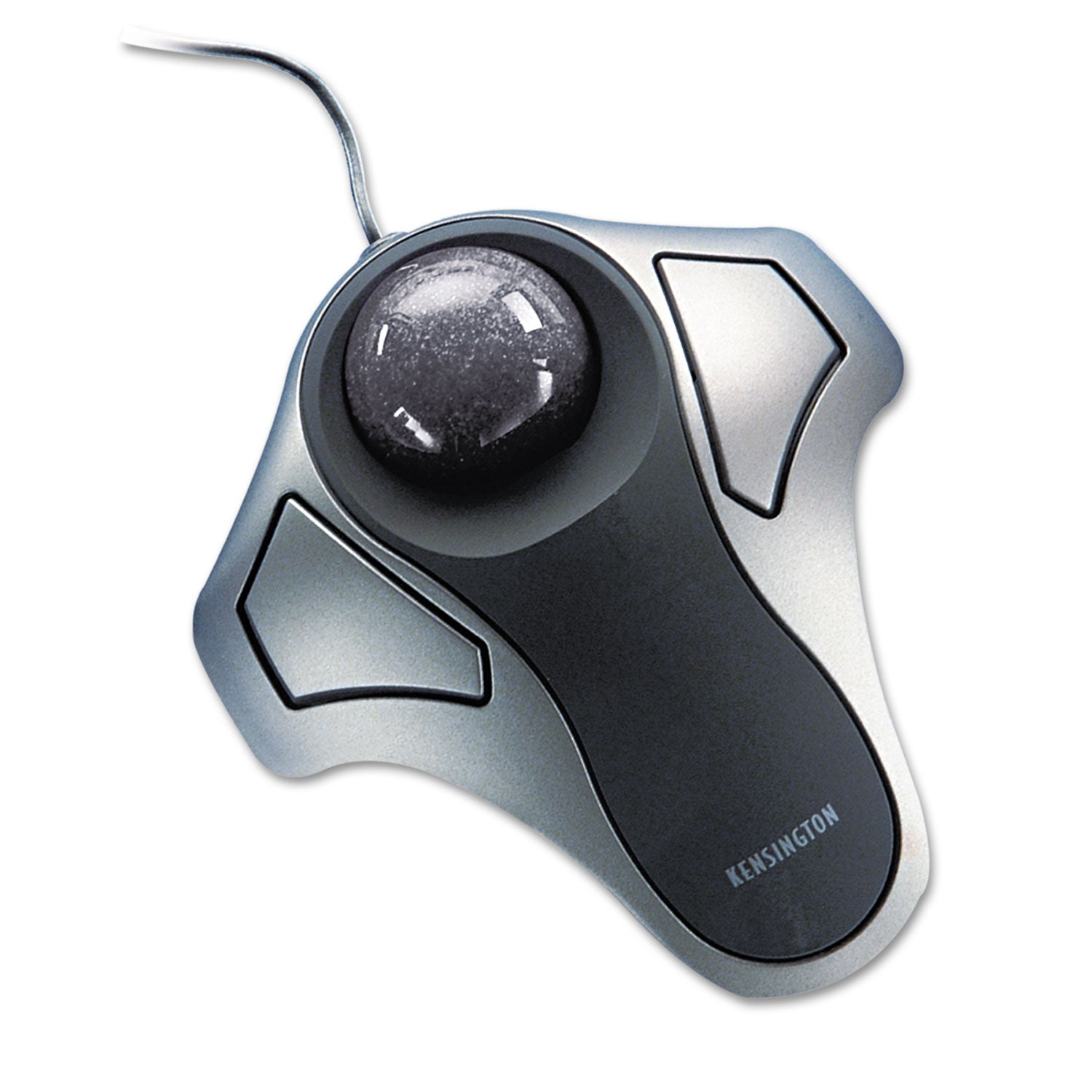 Orbit Optical Trackball Mouse, USB 2.0, Left/Right Hand Use, Black/Silver -