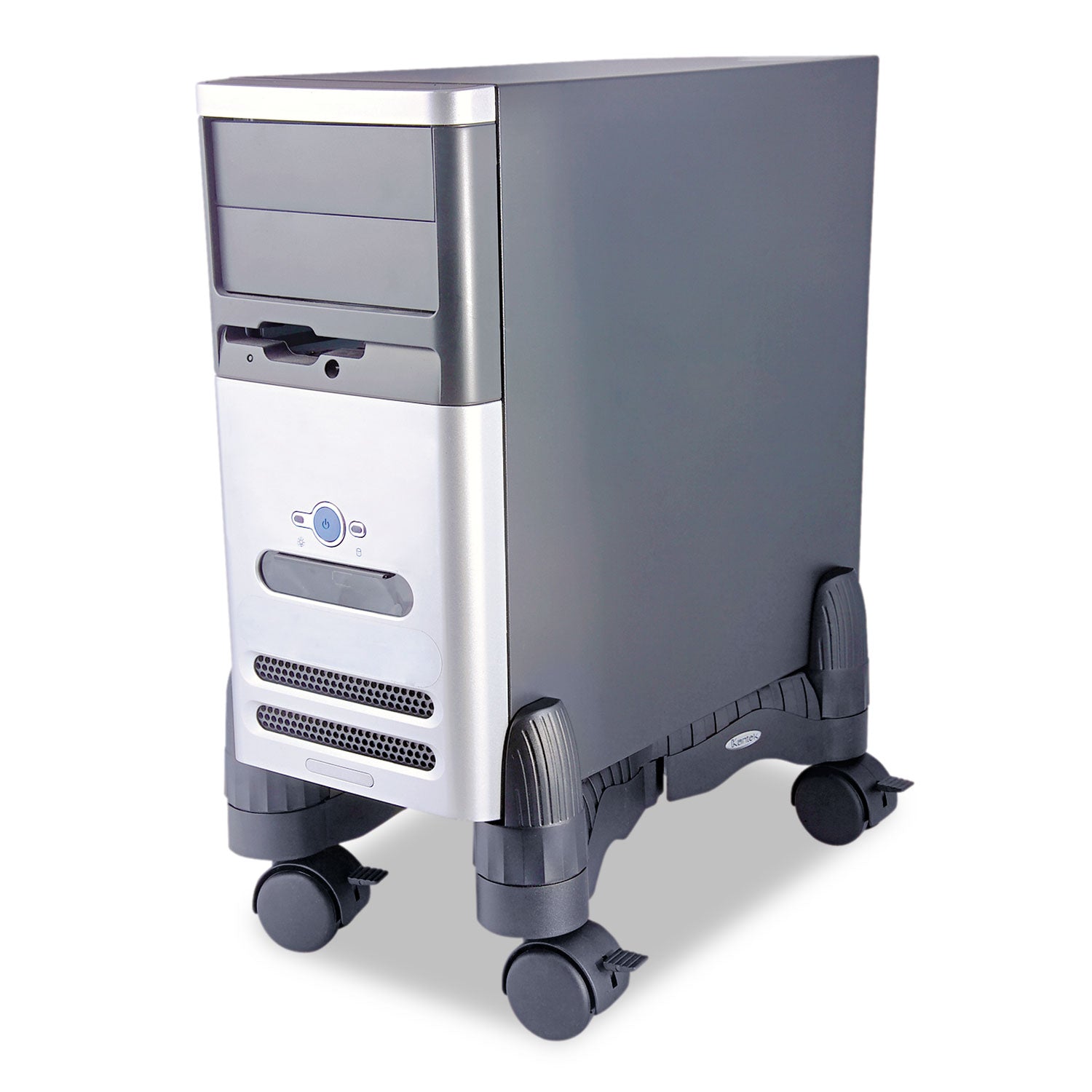 Mobile CPU Stand, Supports 60 lb, 4.5w x 16d x 7h, Black -