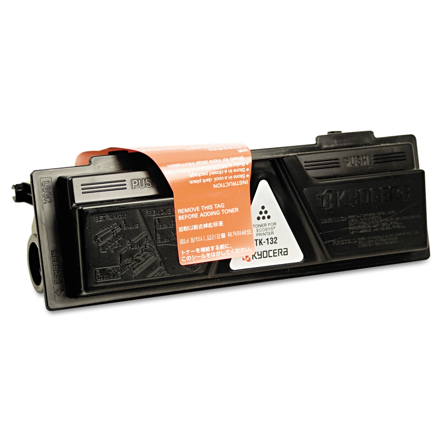 TK132 Toner, 7,200 Page-Yield, Black -