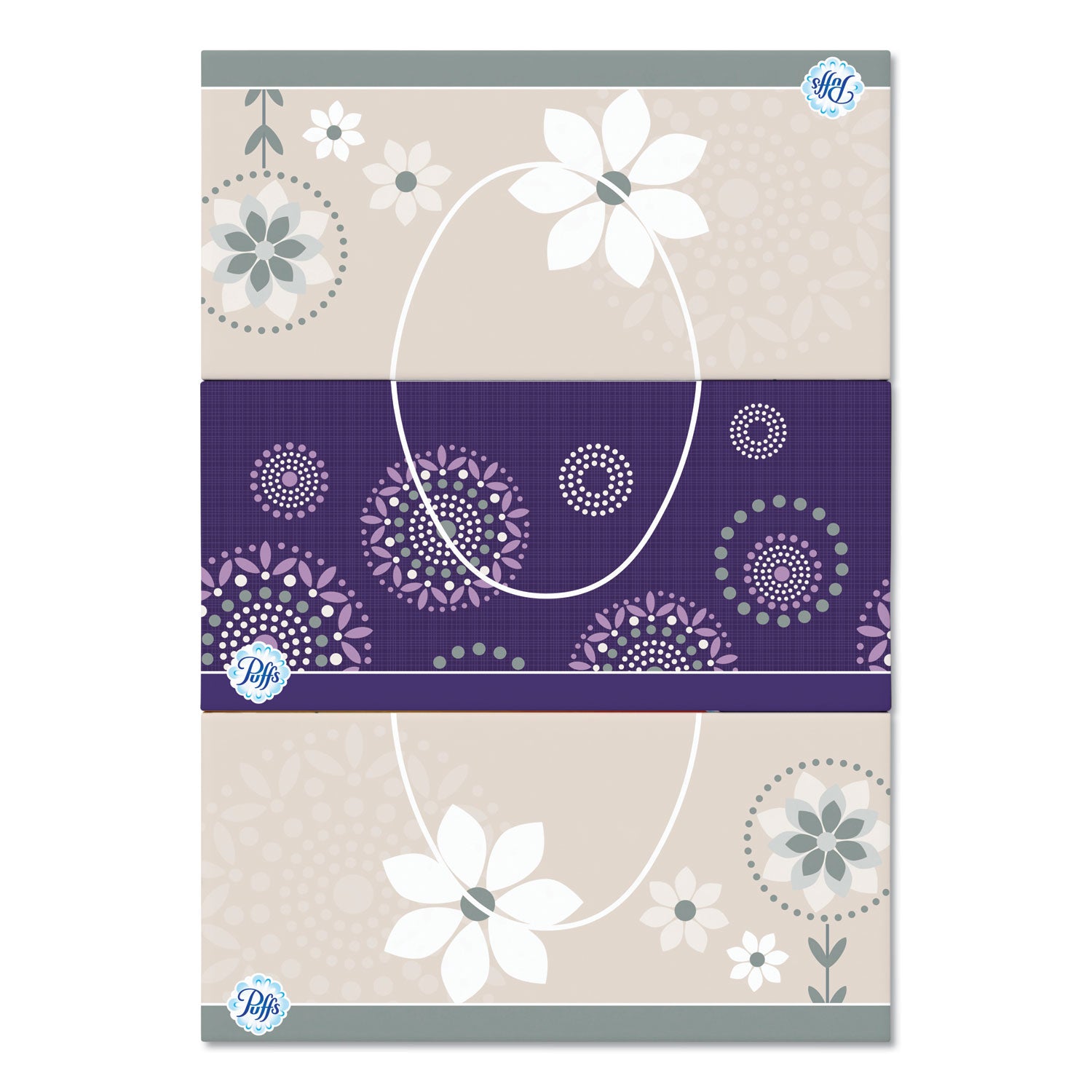 White Facial Tissue, 2-Ply, White, 180 Sheets/Box, 3 Boxes/Pack - 2