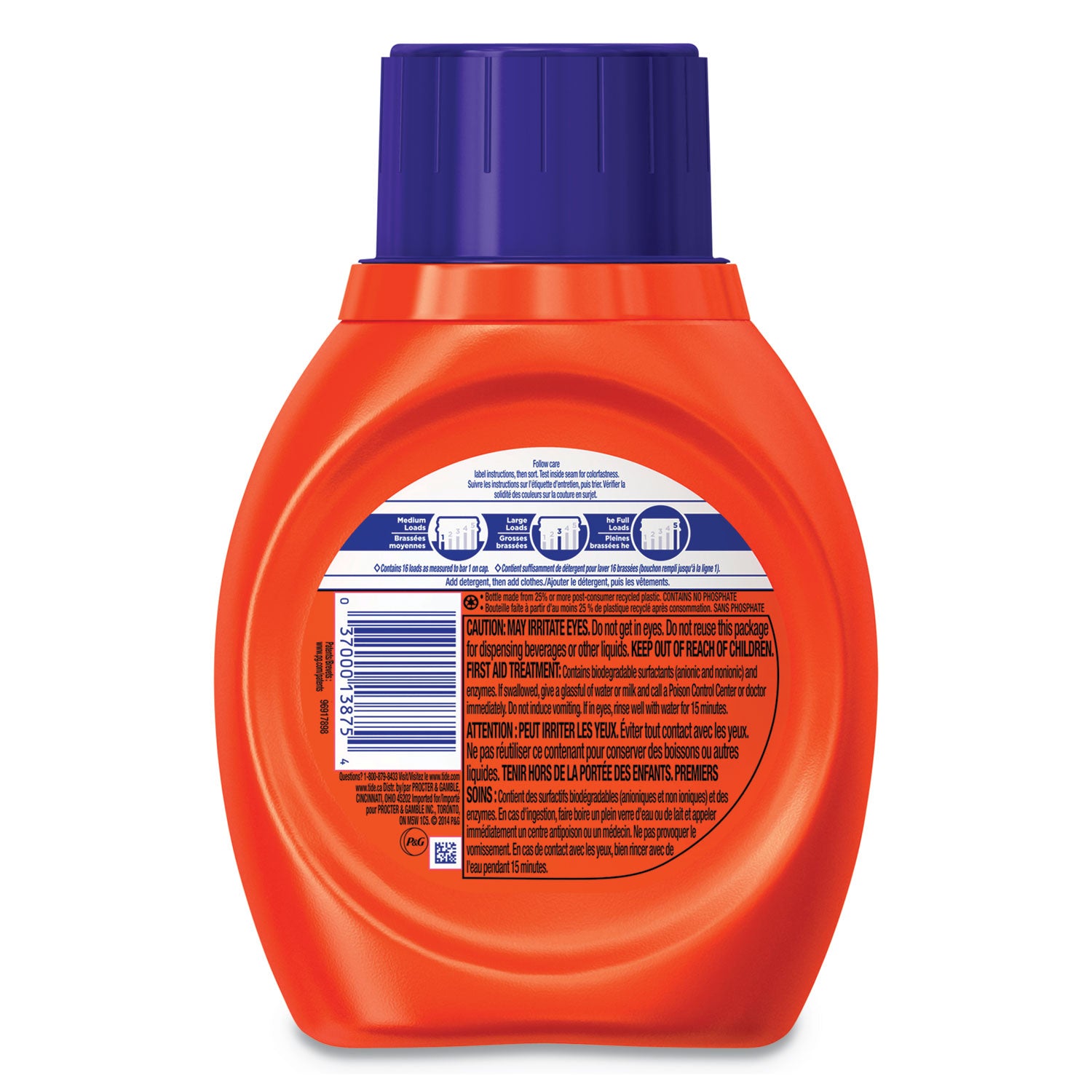 Liquid Laundry Detergent, Original, 25 oz Bottle -