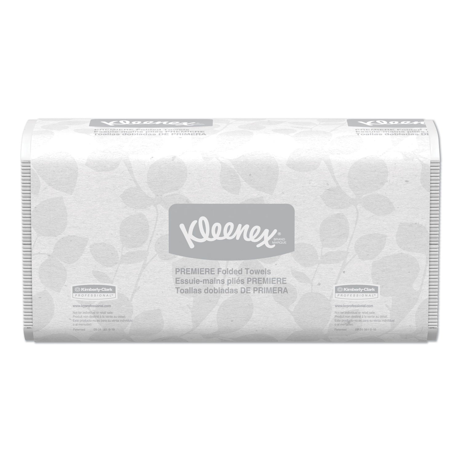 Premiere Folded Towels, 1-Ply, 7.8 x 12.4, White, 120/Pack, 25 Packs/Carton -