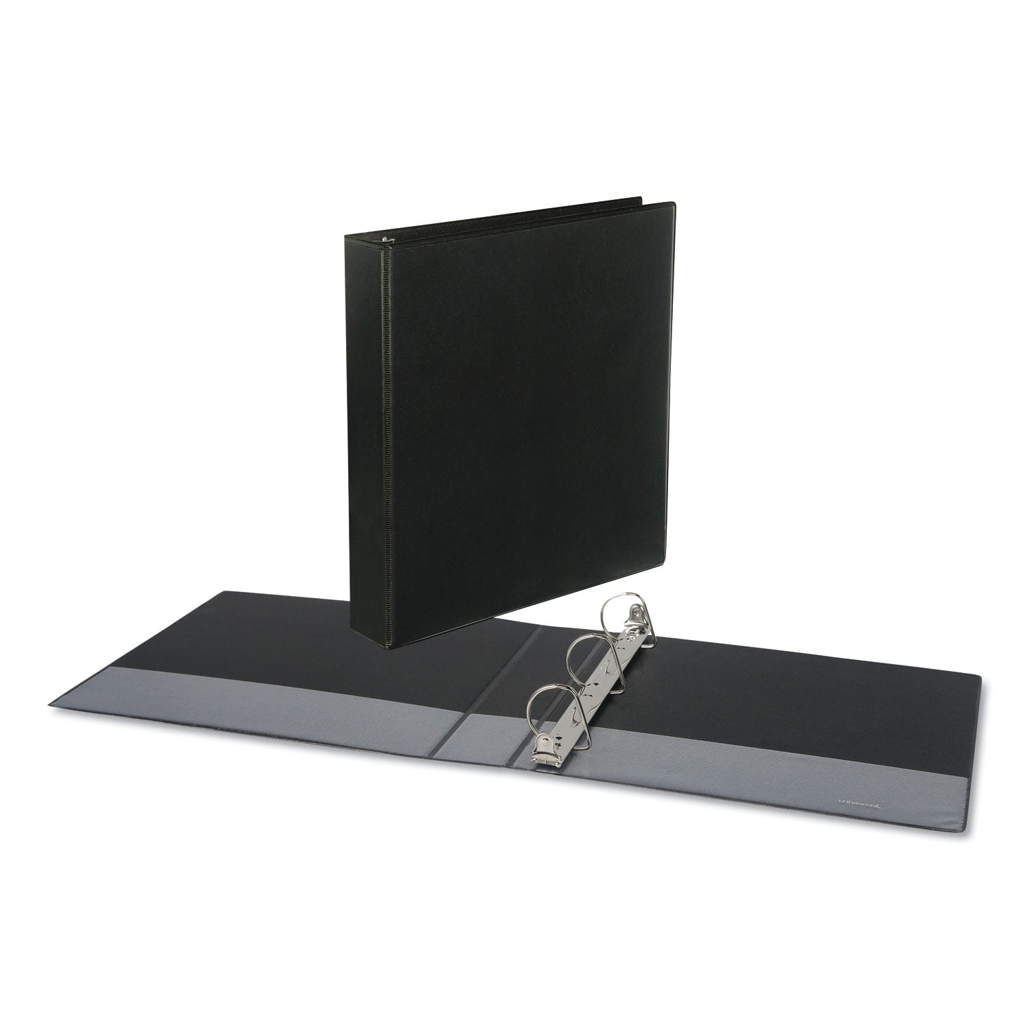 Slant D-Ring View Binder, 3 Rings, 1.5" Capacity, 11 x 8.5, Black -