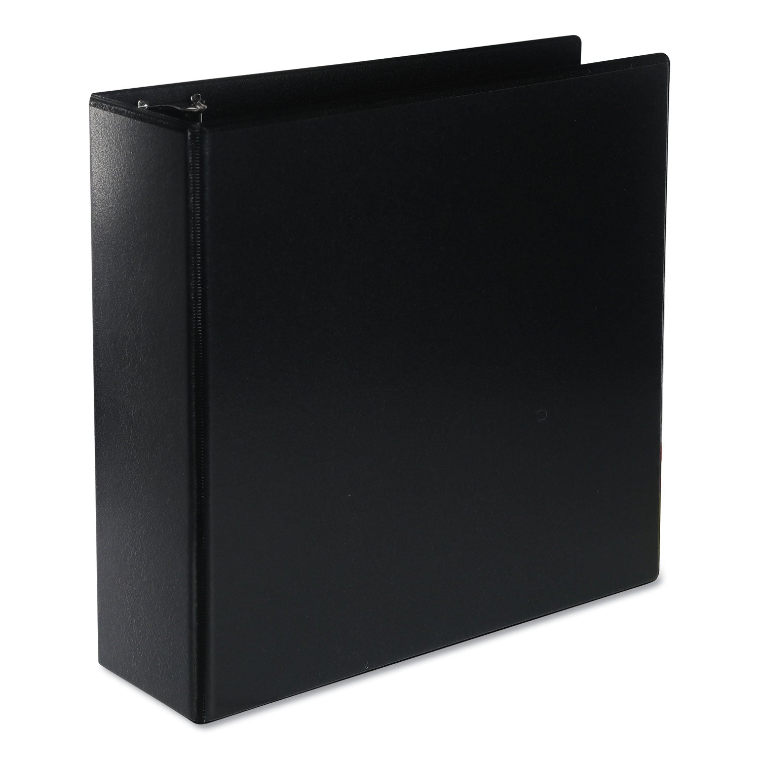 Deluxe Round Ring View Binder, 3 Rings, 3" Capacity, 11 x 8.5, Black -