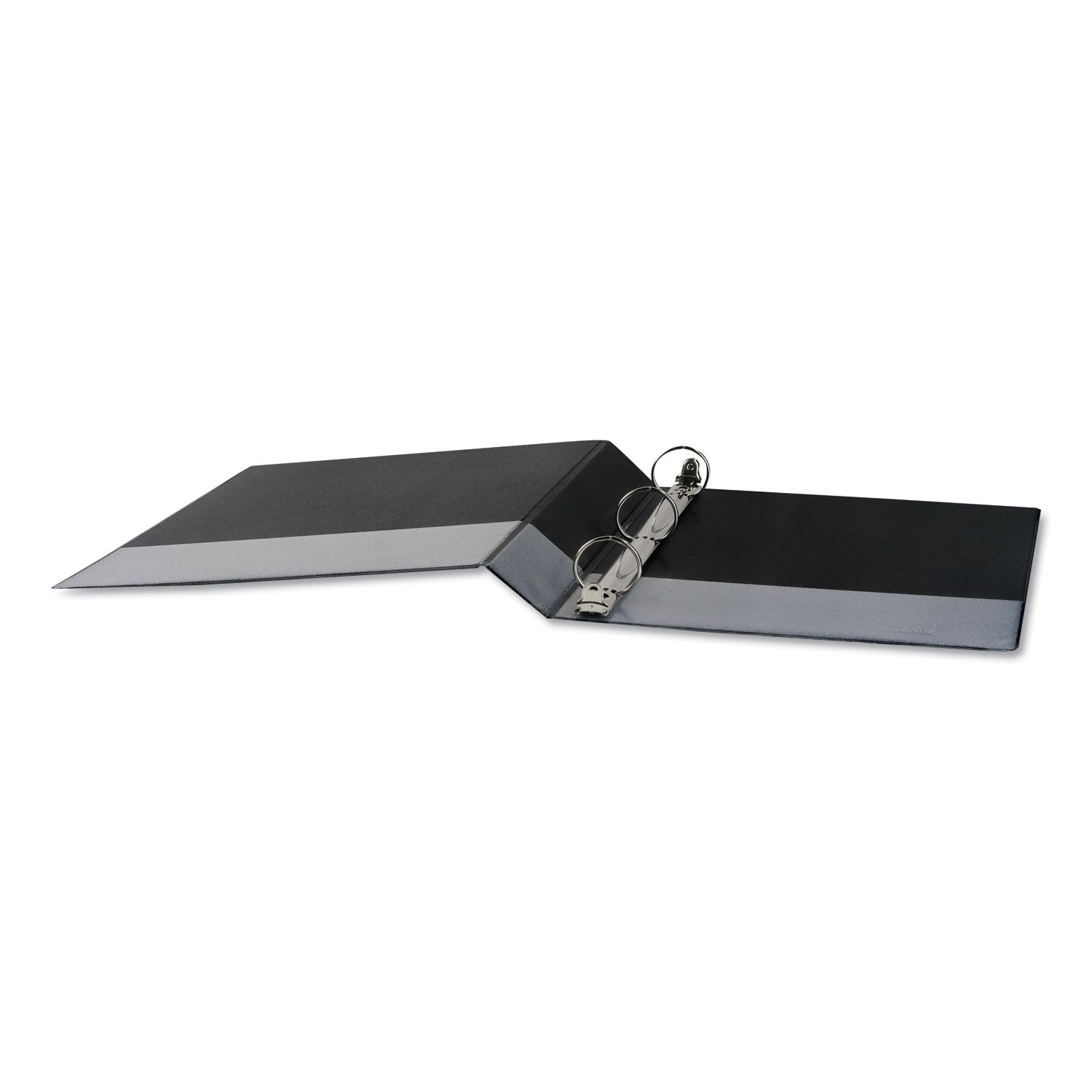 Deluxe Round Ring View Binder, 3 Rings, 1.5" Capacity, 11 x 8.5, Black -