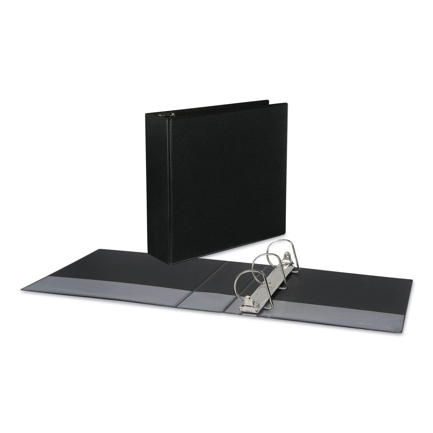 Slant D-Ring View Binder, 3 Rings, 3" Capacity, 11 x 8.5, Black -