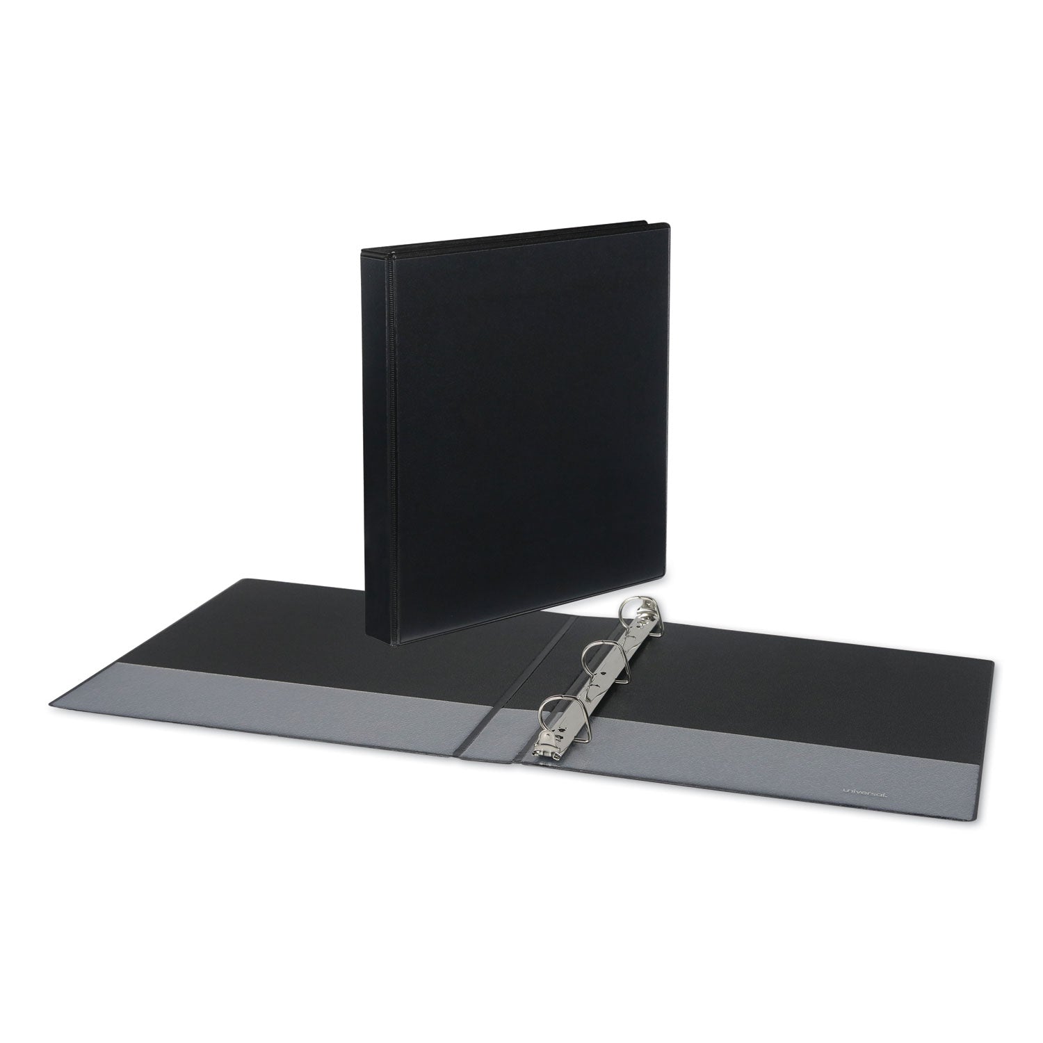 Slant D-Ring View Binder, 3 Rings, 1" Capacity, 11 x 8.5, Black -