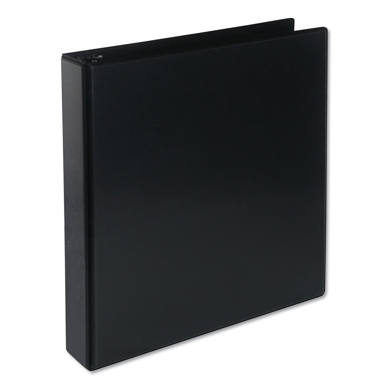 Deluxe Round Ring View Binder, 3 Rings, 1.5" Capacity, 11 x 8.5, Black -