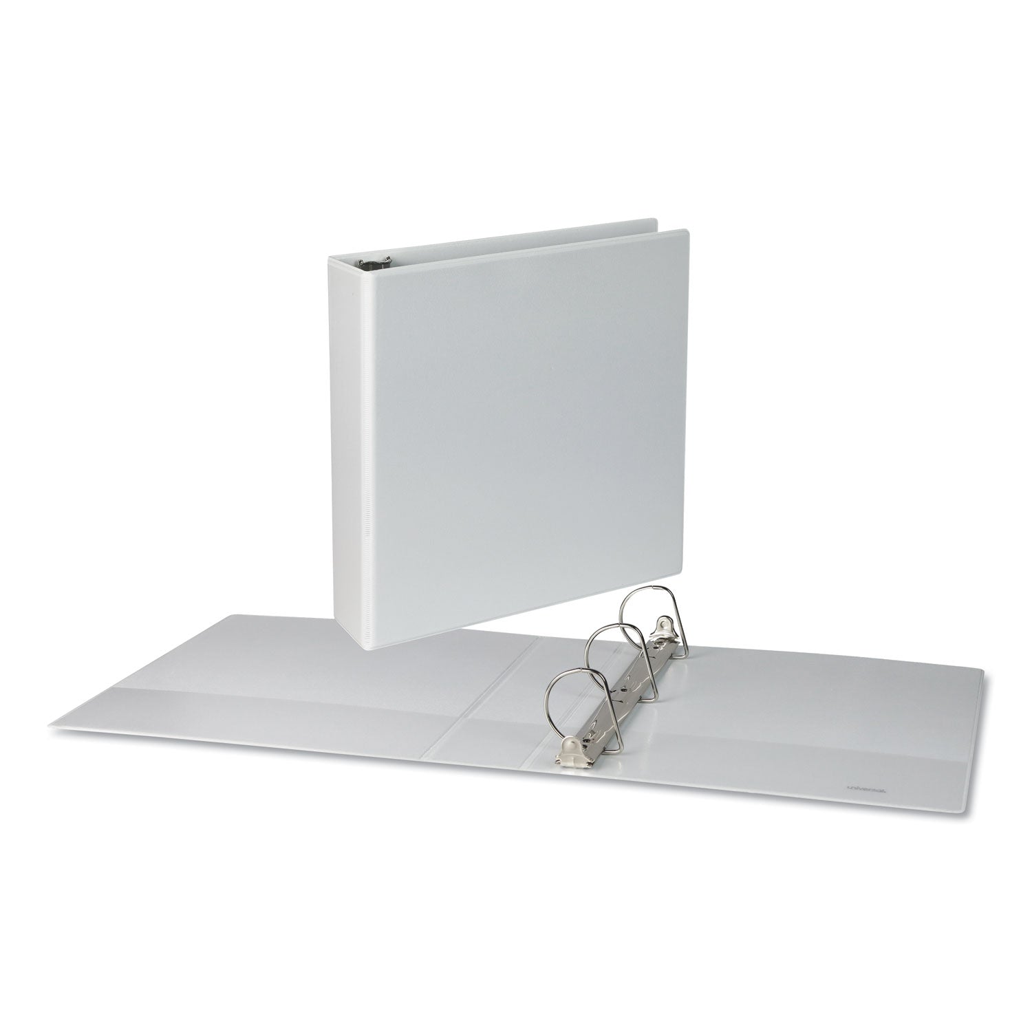 Slant D-Ring View Binder, 3 Rings, 2" Capacity, 11 x 8.5, White, 4/Pack -