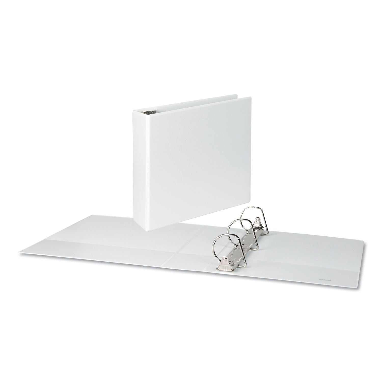 Slant D-Ring View Binder, 3 Rings, 3" Capacity, 11 x 8.5, White -