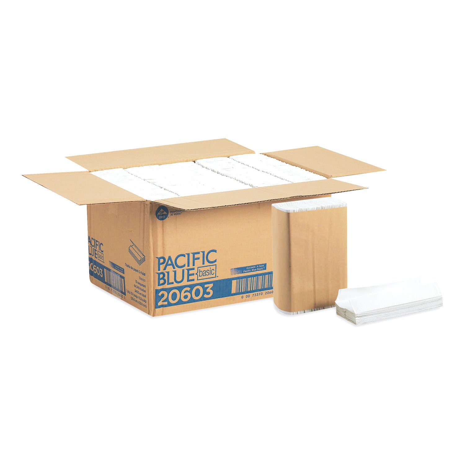 pacific-blue-basic-c-fold-paper-towels-1-ply-101-x-132-white-240-pack-10-packs-carton_gpc20603 - 1