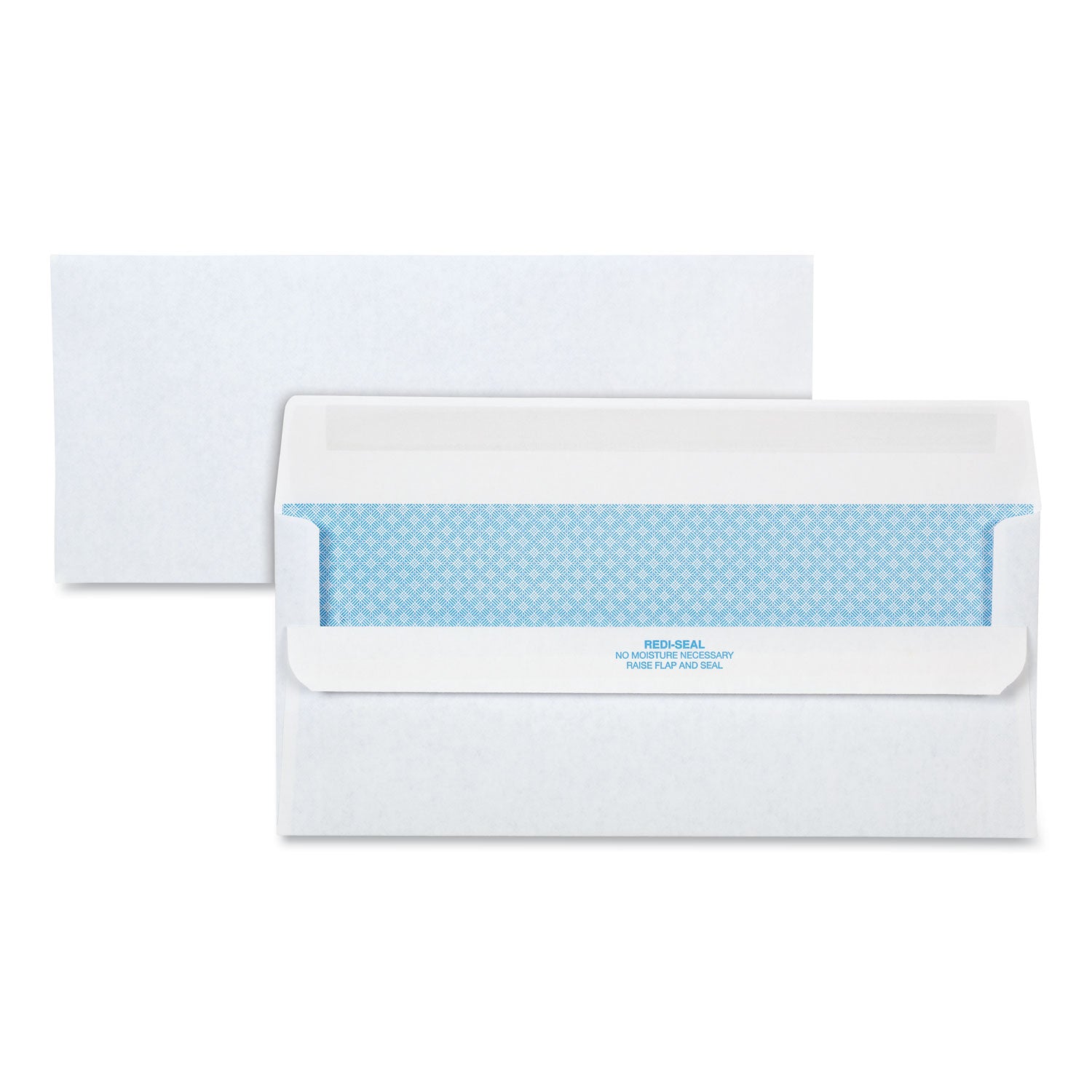 Redi-Seal Security-Tint Envelope, #10, Commercial Flap, Redi-Seal Adhesive Closure, 4.13 x 9.5, White, 500/Box -