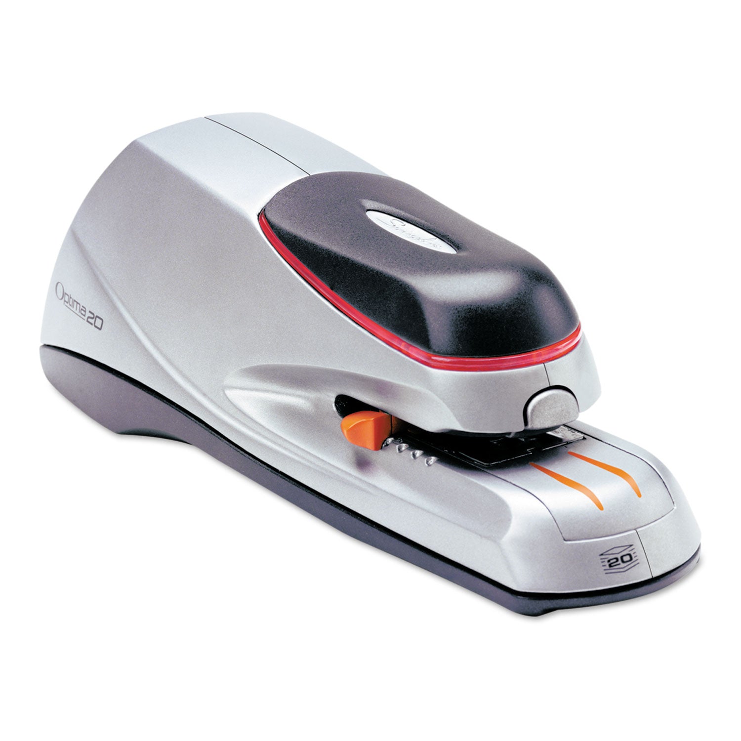 Optima 20 Electric Stapler, 20-Sheet Capacity, Silver -