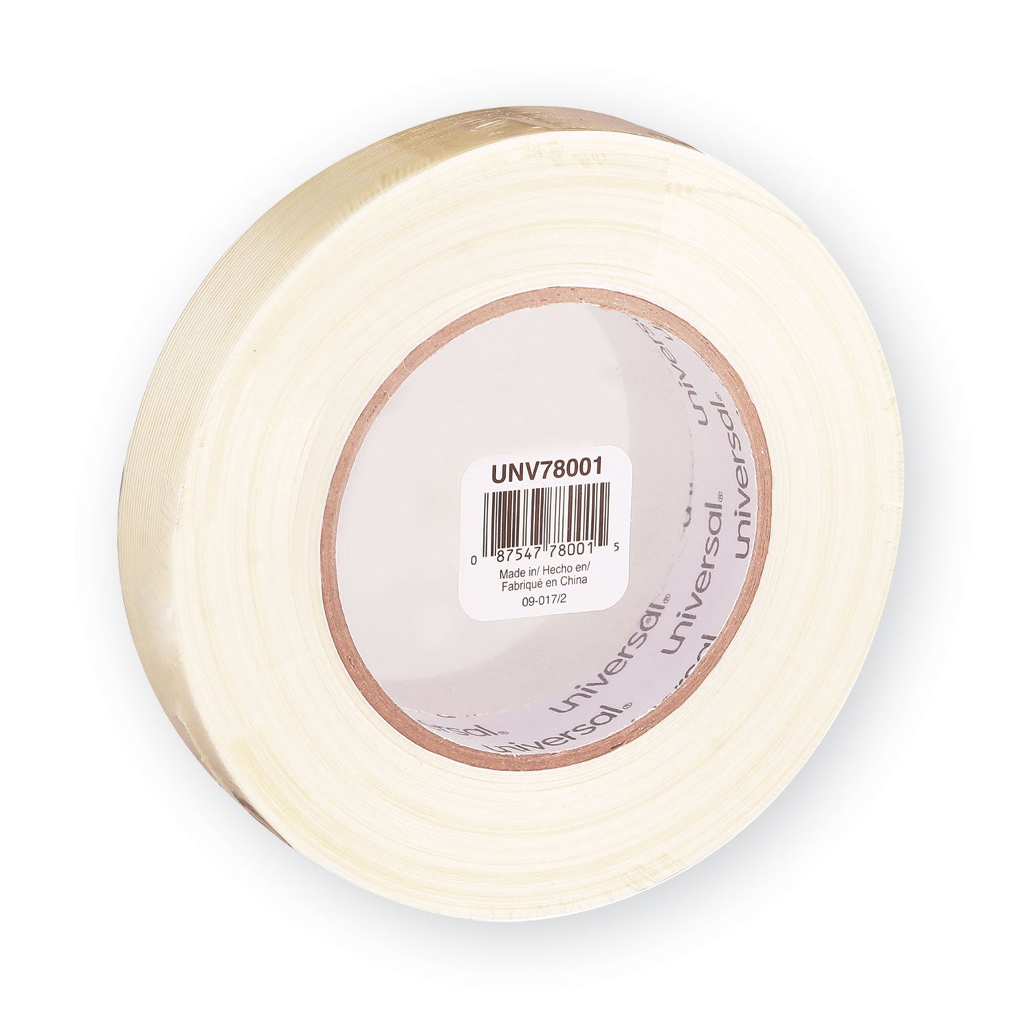 190# Medium Grade Filament Tape, 3" Core, 24 mm x 54.8 m, Clear -