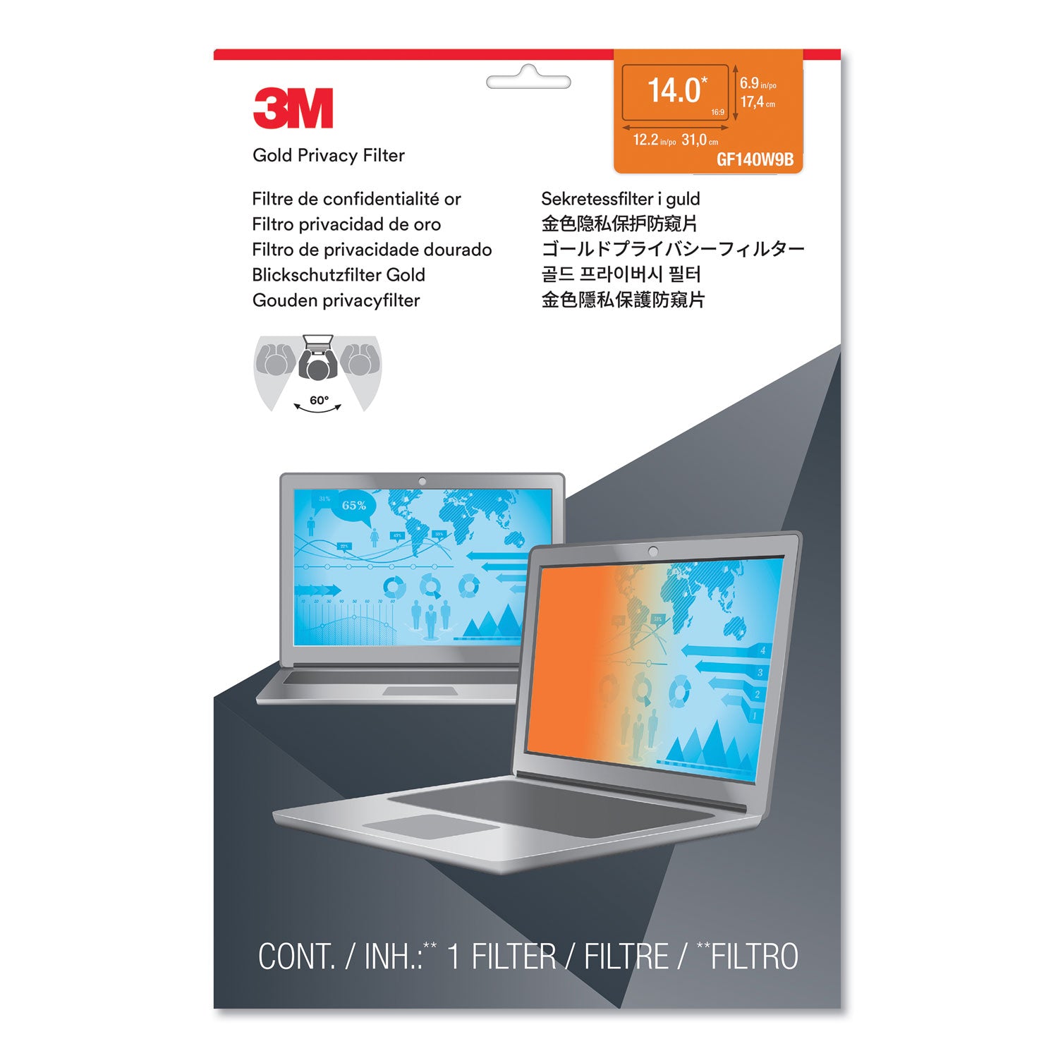 gold-frameless-privacy-filter-for-14-widescreen-laptop-169-aspect-ratio_mmmgf140w9b - 2
