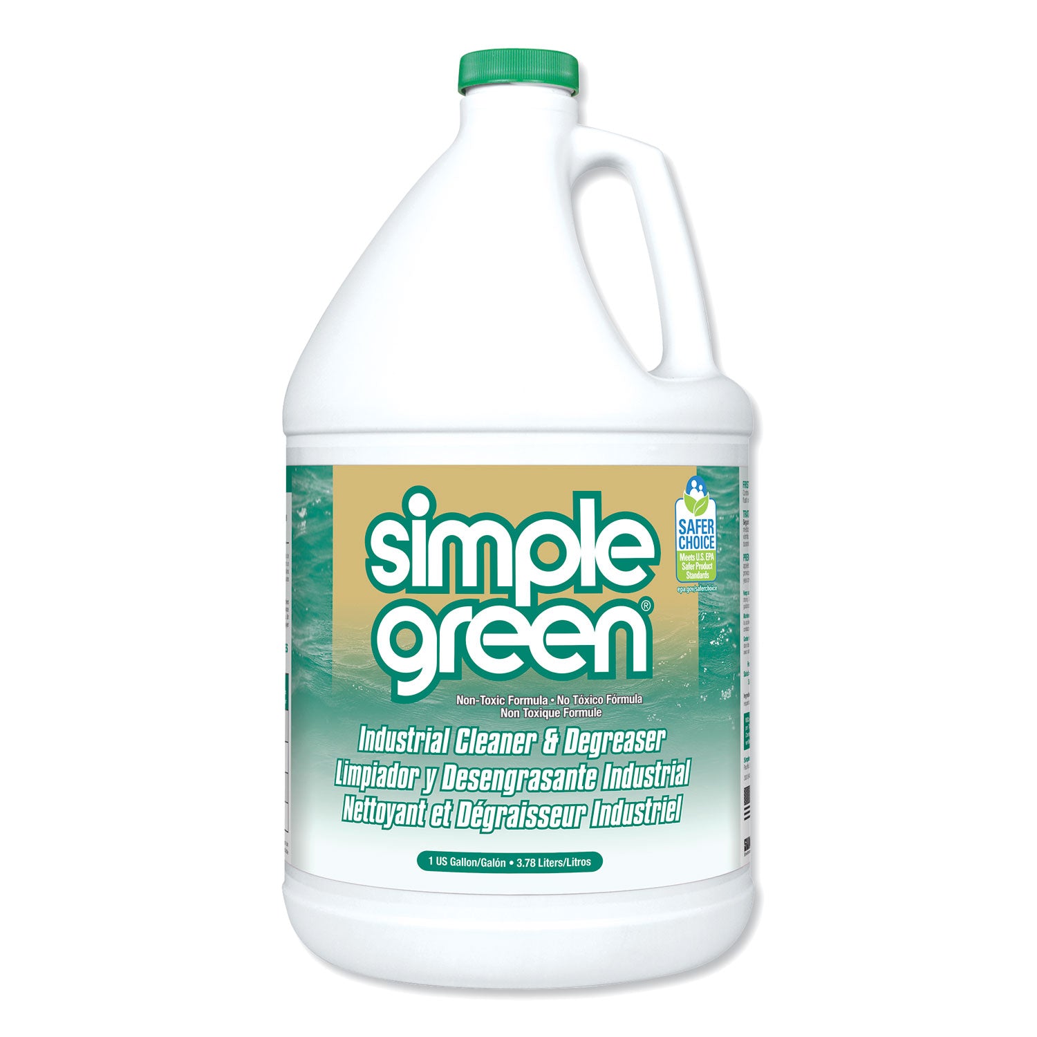 Industrial Cleaner and Degreaser, Concentrated, 1 gal Bottle, 6/Carton -
