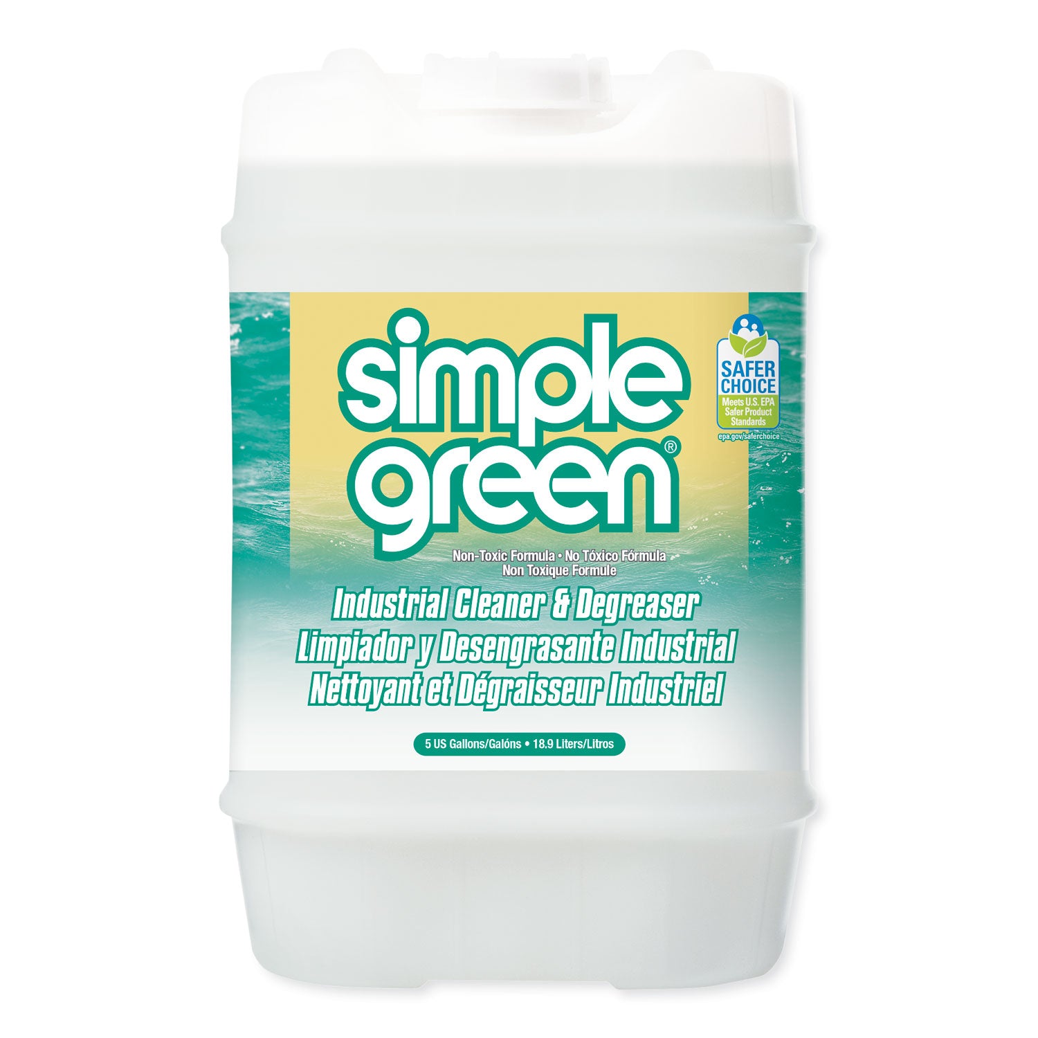 Industrial Cleaner and Degreaser, Concentrated, 5 gal, Pail -