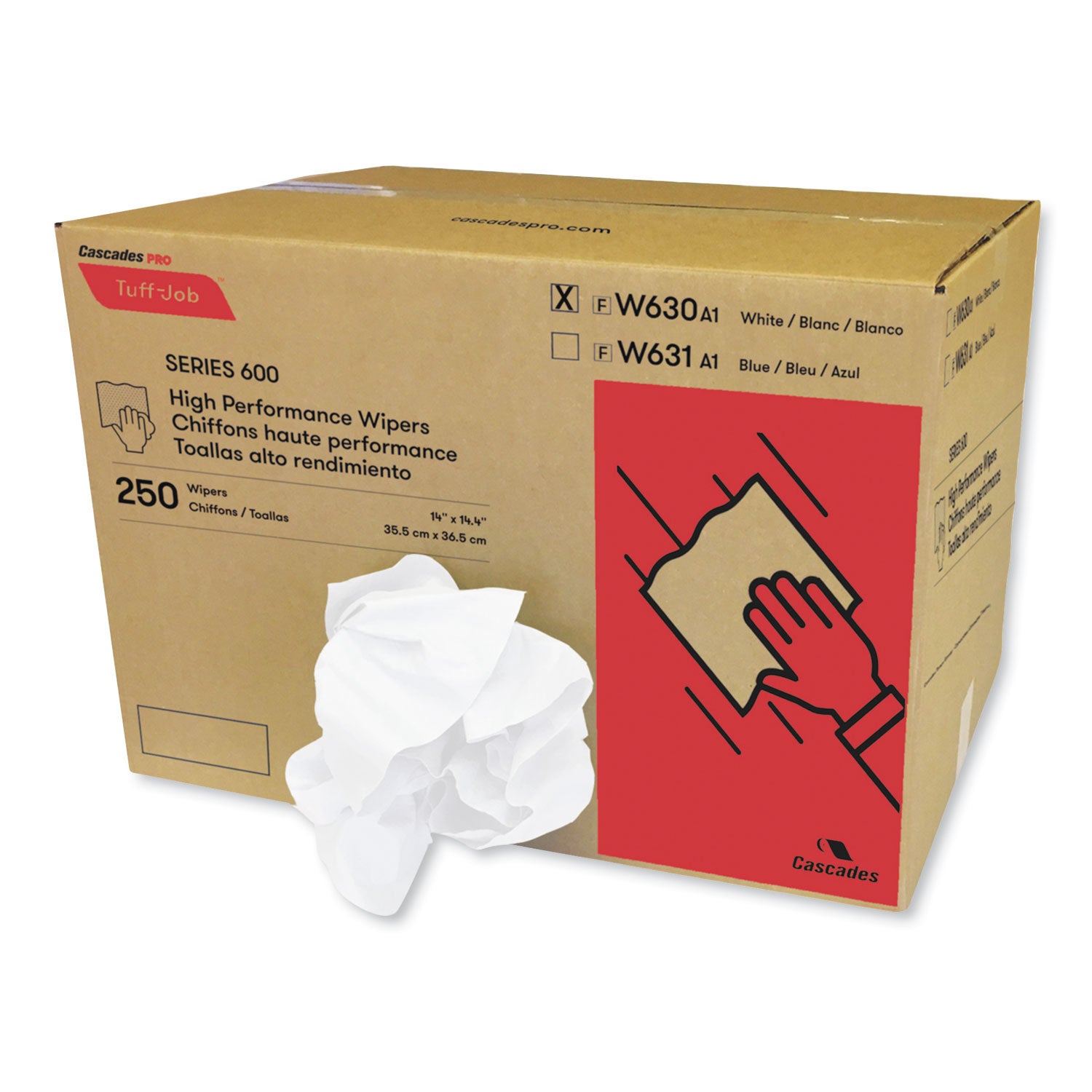 tuff-job-spunlace-towels-crumple-pack-1438-x-14-white-250-carton_csdw630 - 1
