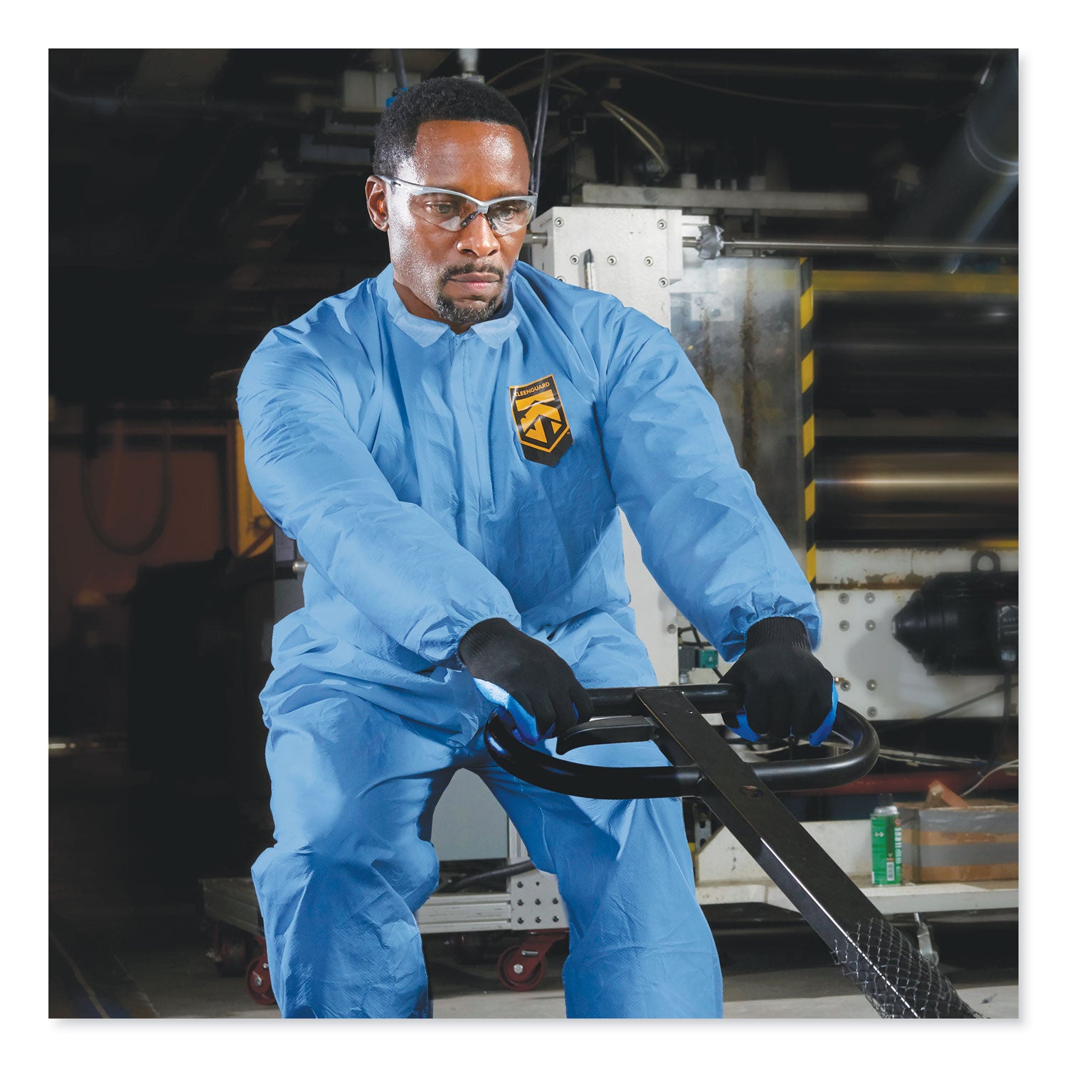 A20 Coveralls, MICROFORCE Barrier SMS Fabric, 2X-Large, Blue, 24/Carton -