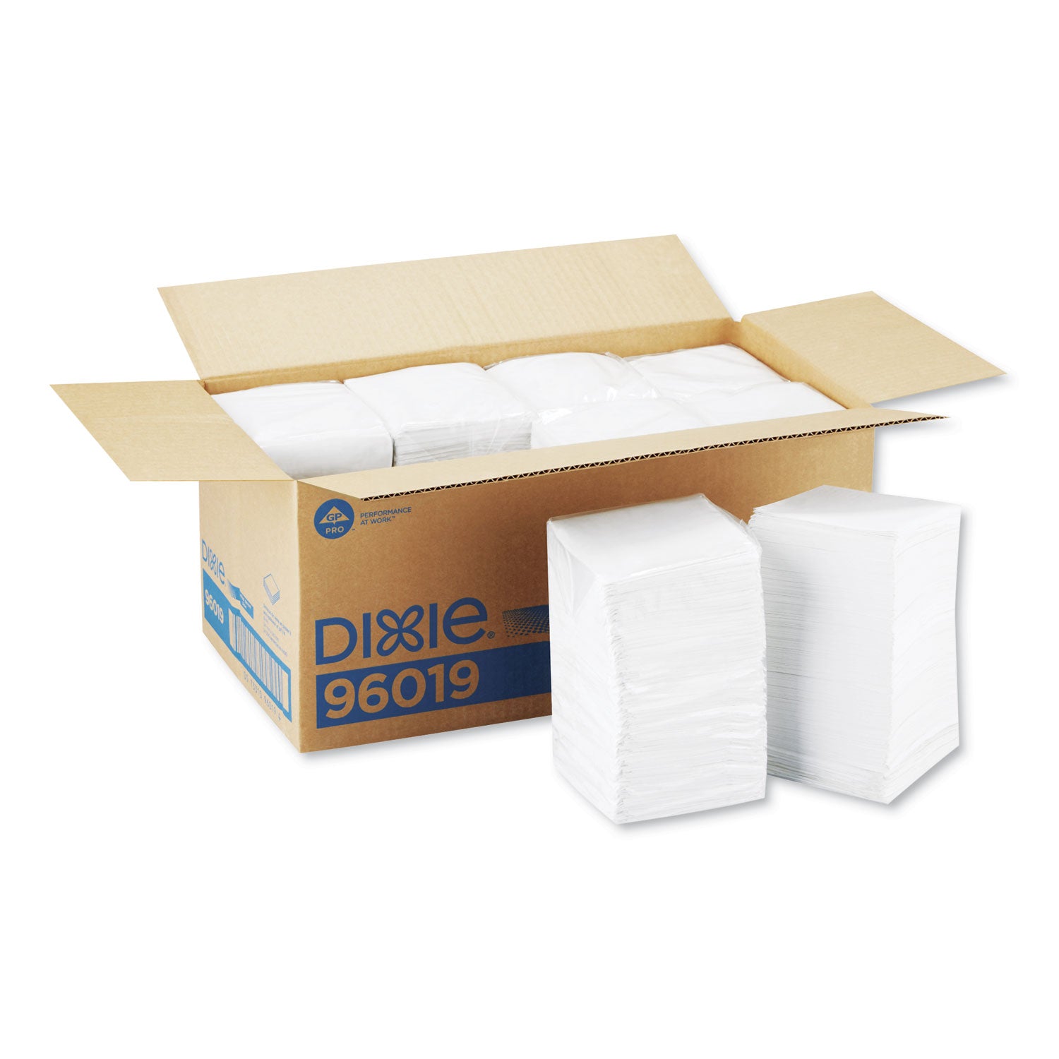 Beverage Napkins, Single-Ply, 9 1/2 x 9 1/2, White, 4000/Carton -