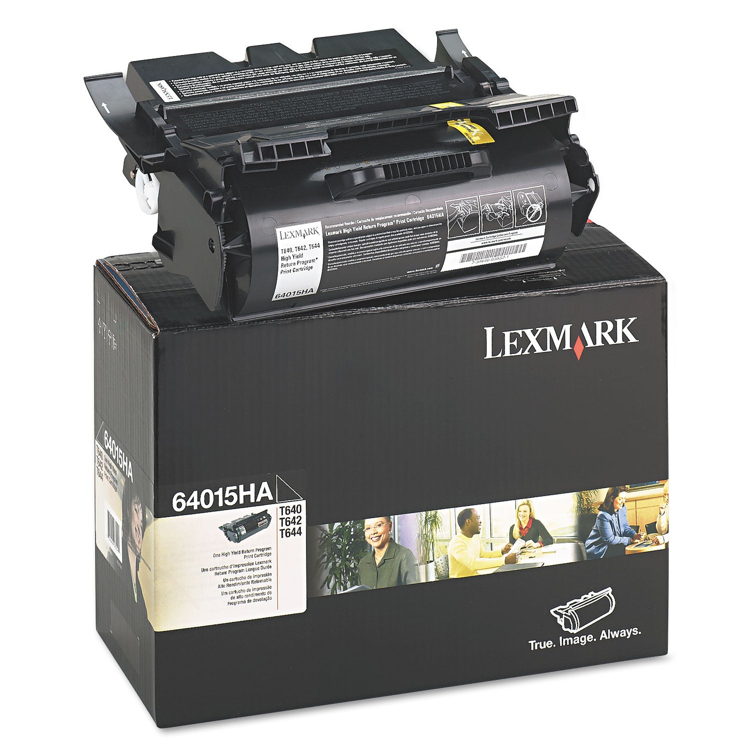 64015HA Return Program High-Yield Toner, 21,000 Page-Yield, Black -