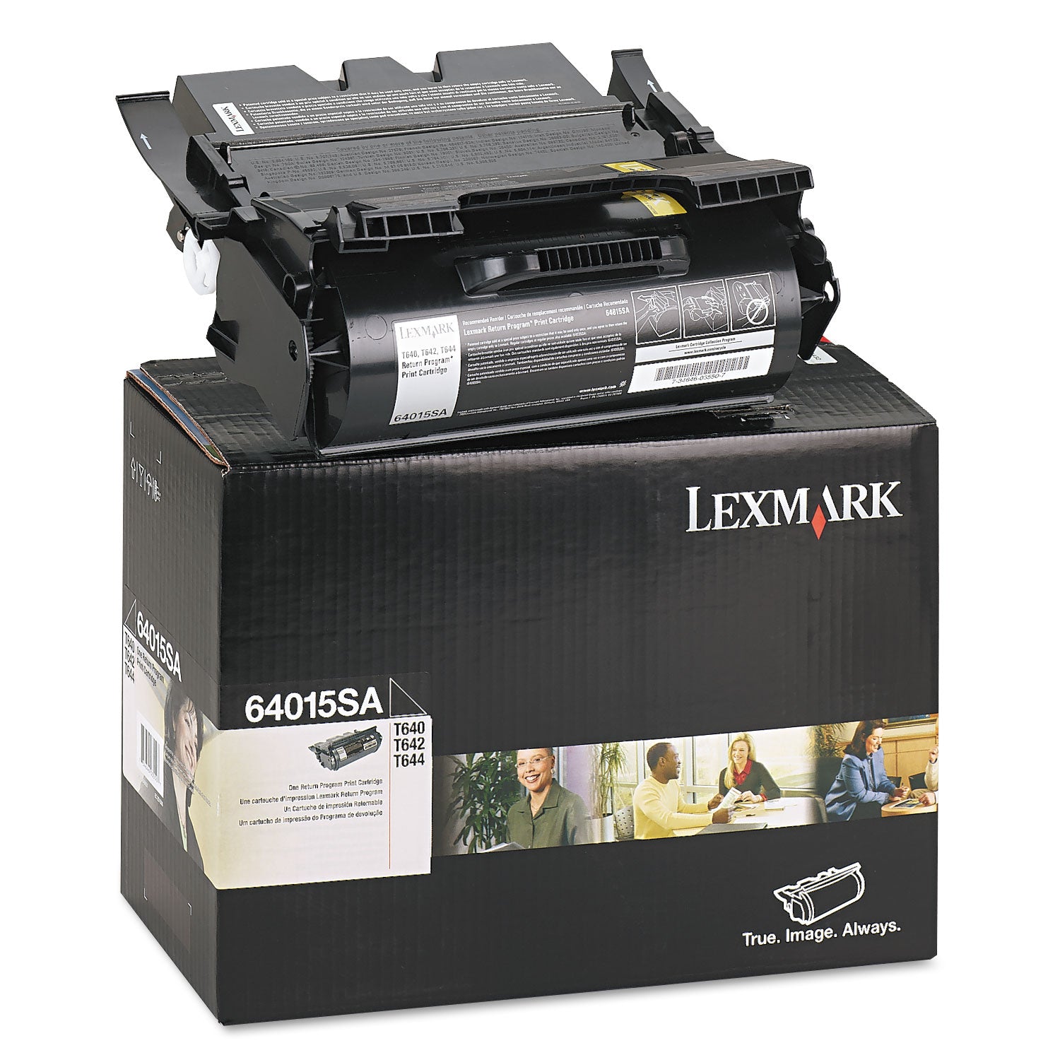 64015SA Return Program Toner, 6,000 Page-Yield, Black -