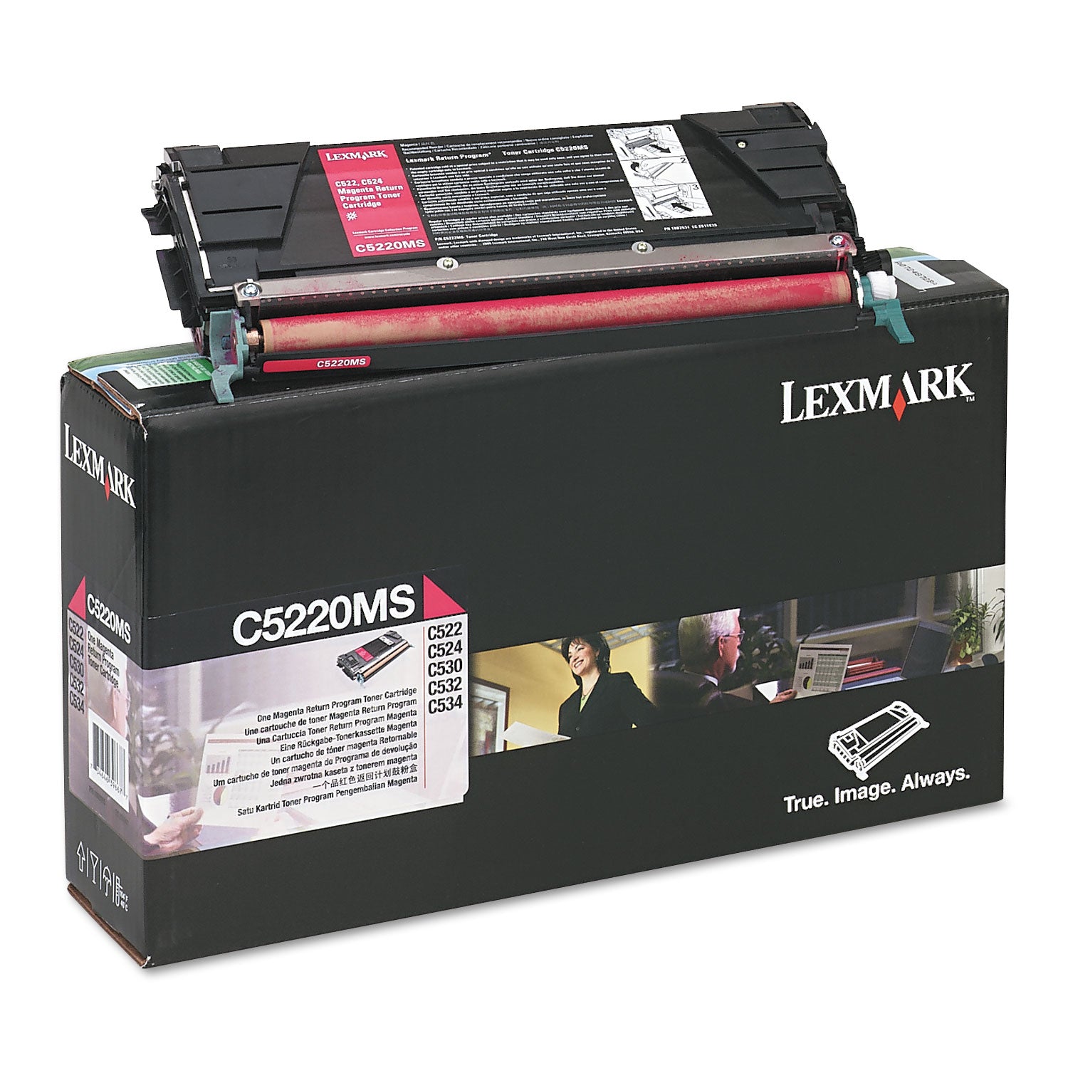 C5220MS Return Program Toner, 3,000 Page-Yield, Magenta -