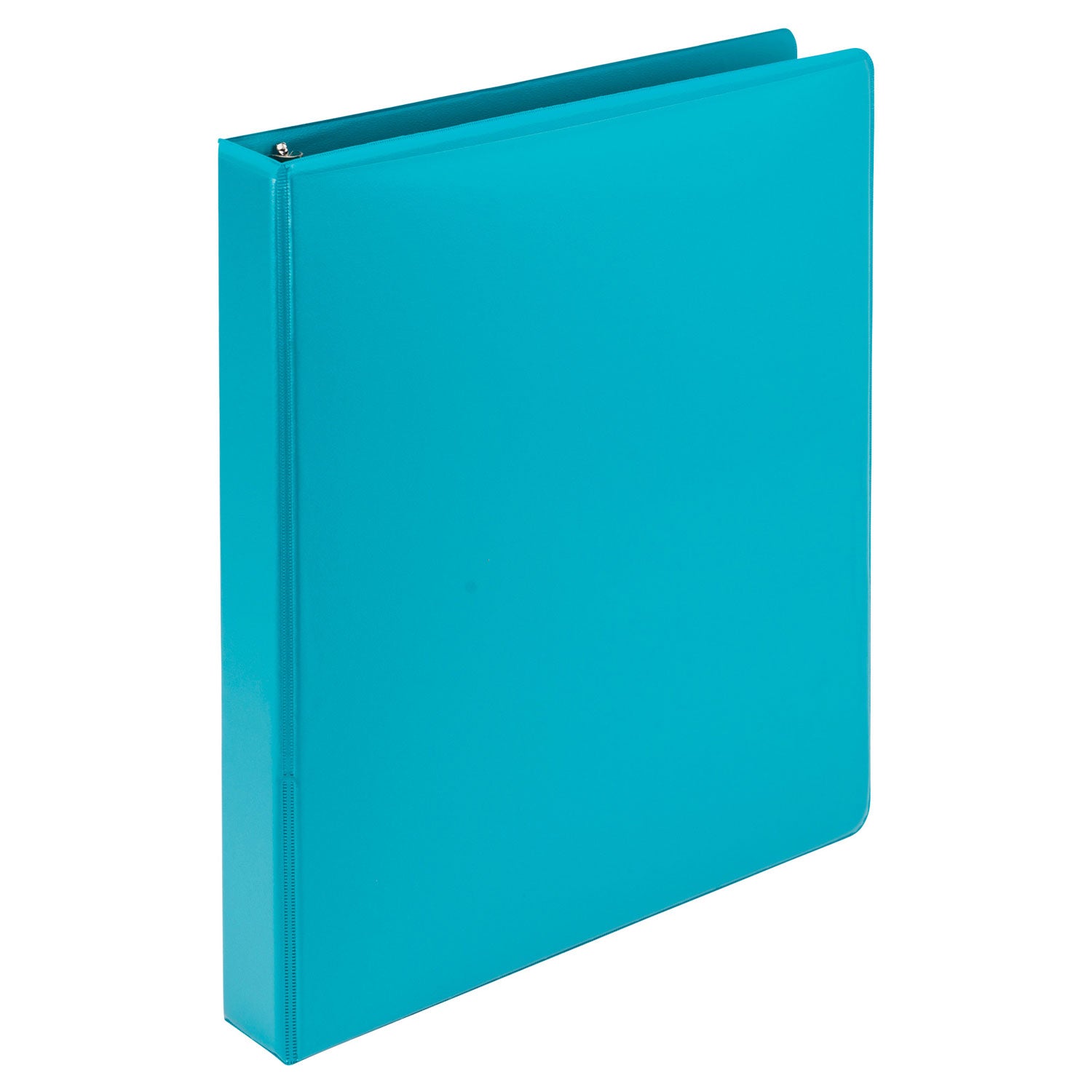 Earths Choice Plant-Based Durable Fashion View Binder, 3 Rings, 1" Capacity, 11 x 8.5, Turquoise, 2/Pack -