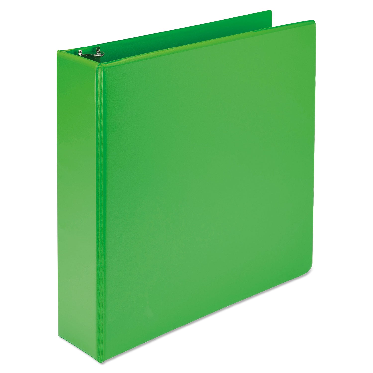 Earths Choice Plant-Based Durable Fashion View Binder, 3 Rings, 2" Capacity, 11 x 8.5, Lime, 2/Pack -
