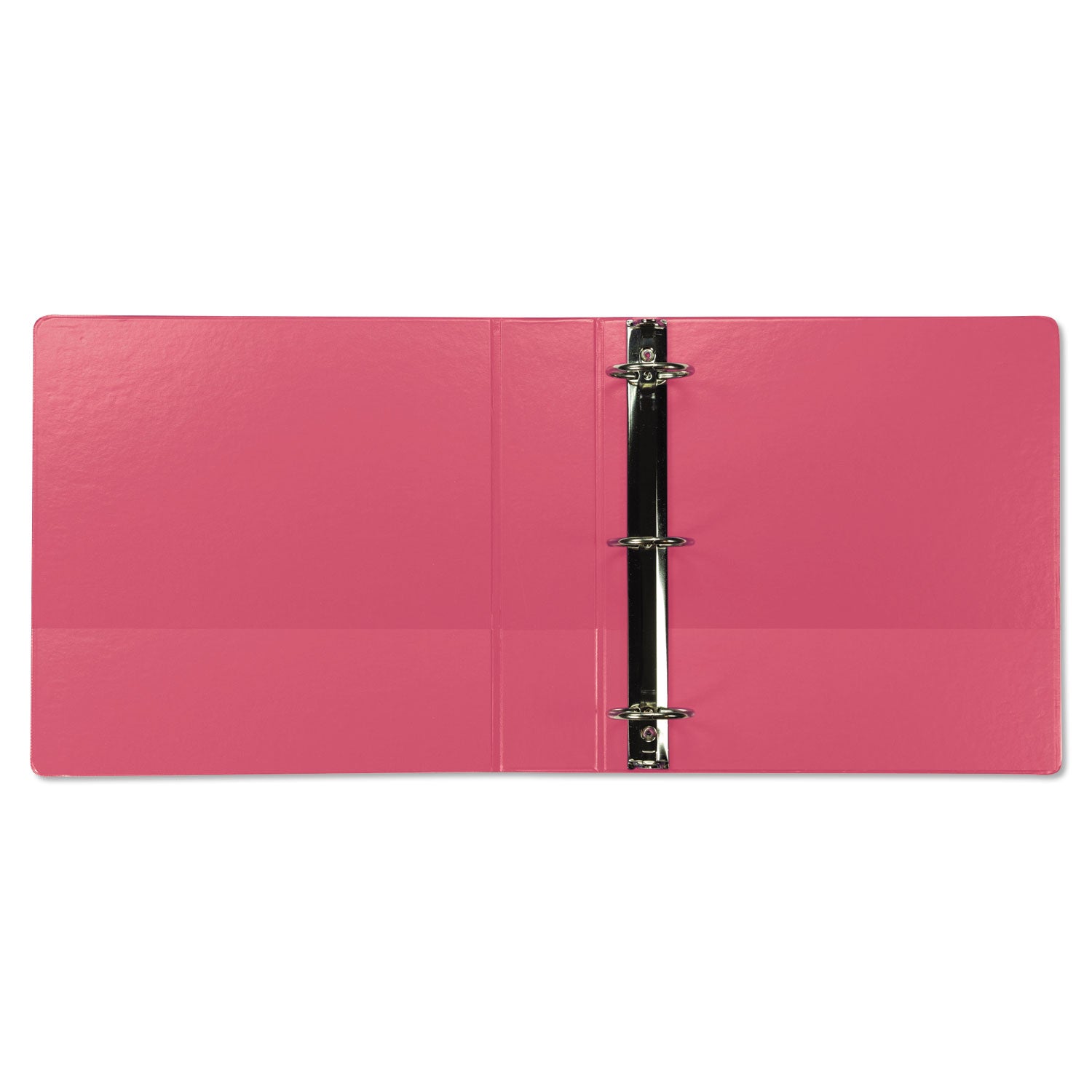 Earths Choice Plant-Based Durable Fashion View Binder, 3 Rings, 2" Capacity, 11 x 8.5, Berry, 2/Pack -