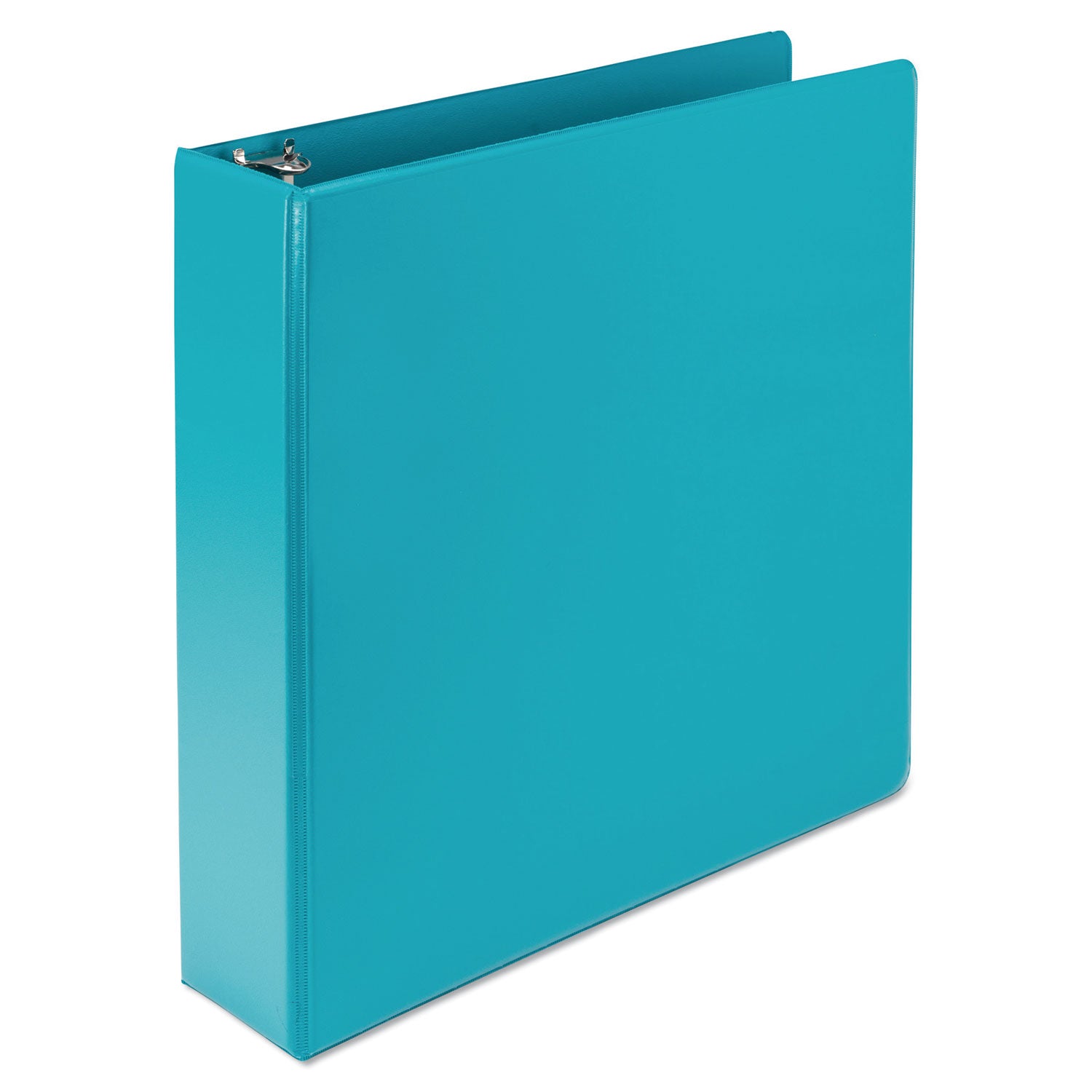 Earths Choice Plant-Based Durable Fashion View Binder, 3 Rings, 2" Capacity, 11 x 8.5, Turquoise, 2/Pack -