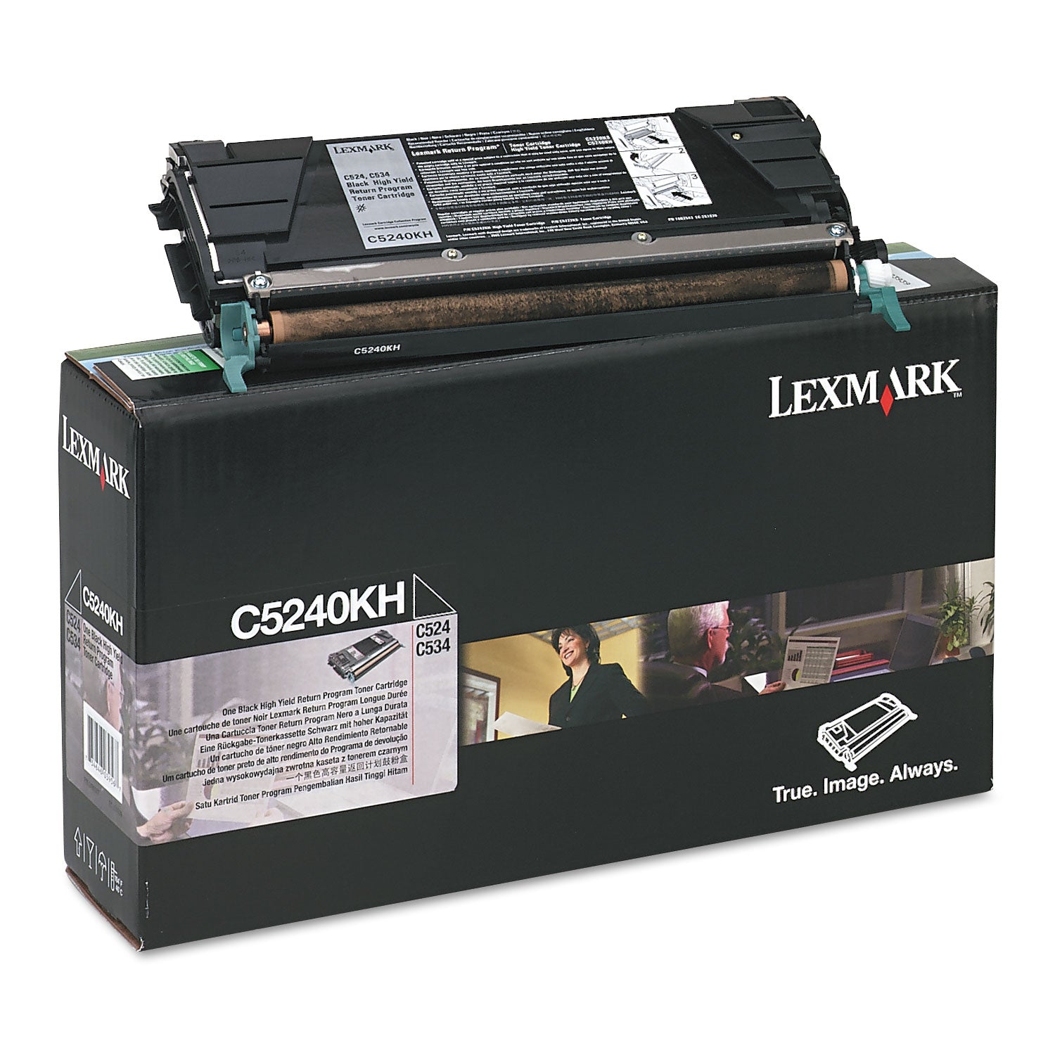 C5240KH Return Program High-Yield Toner, 8,000 Page-Yield, Black -