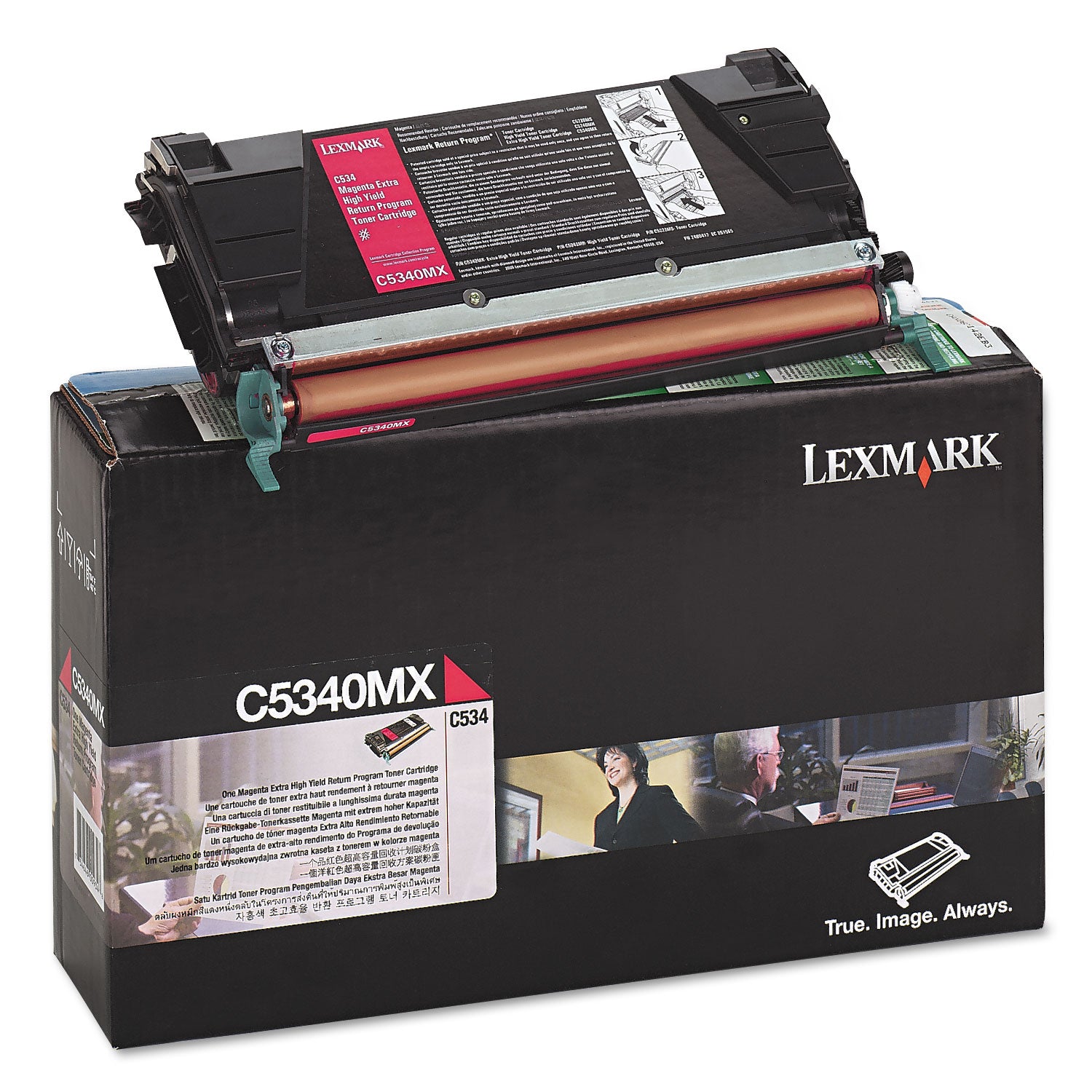 C5340MX Return Program Extra High-Yield Toner, 7,000 Page-Yield, Magenta - 2