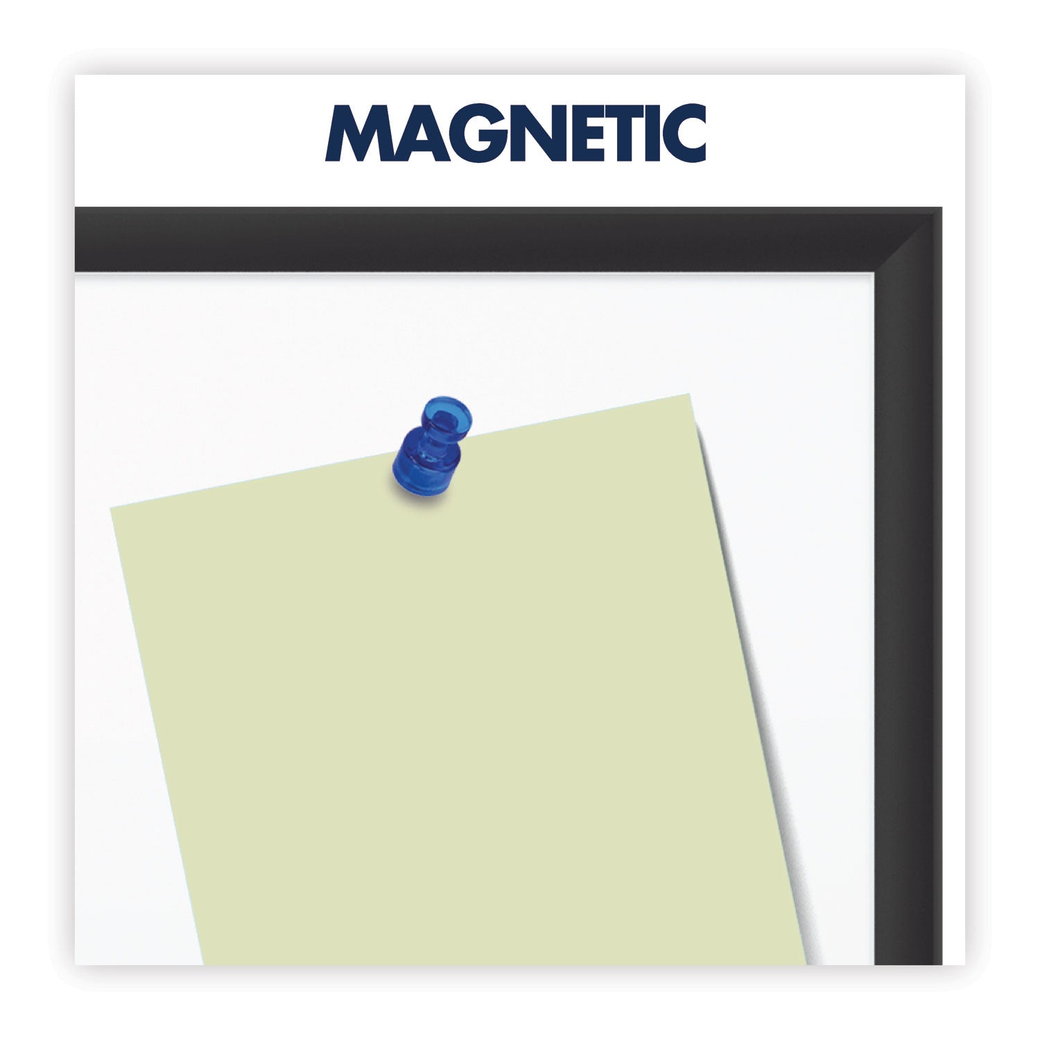 Classic Series Nano-Clean Dry Erase Board, 36 x 24, White Surface, Black Aluminum Frame -