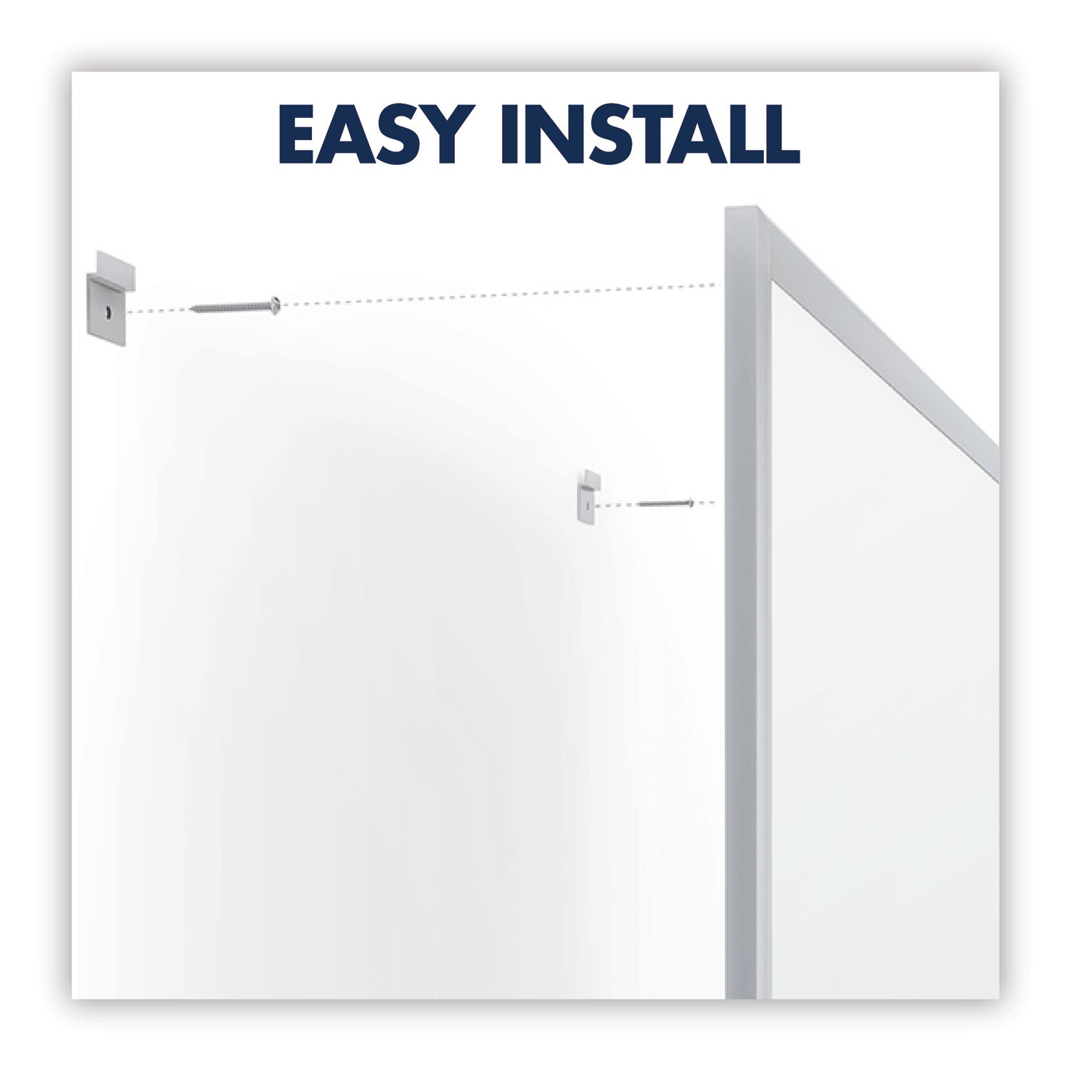 Classic Series Nano-Clean Dry Erase Board, 96 x 48, White Surface, Silver Aluminum Frame -
