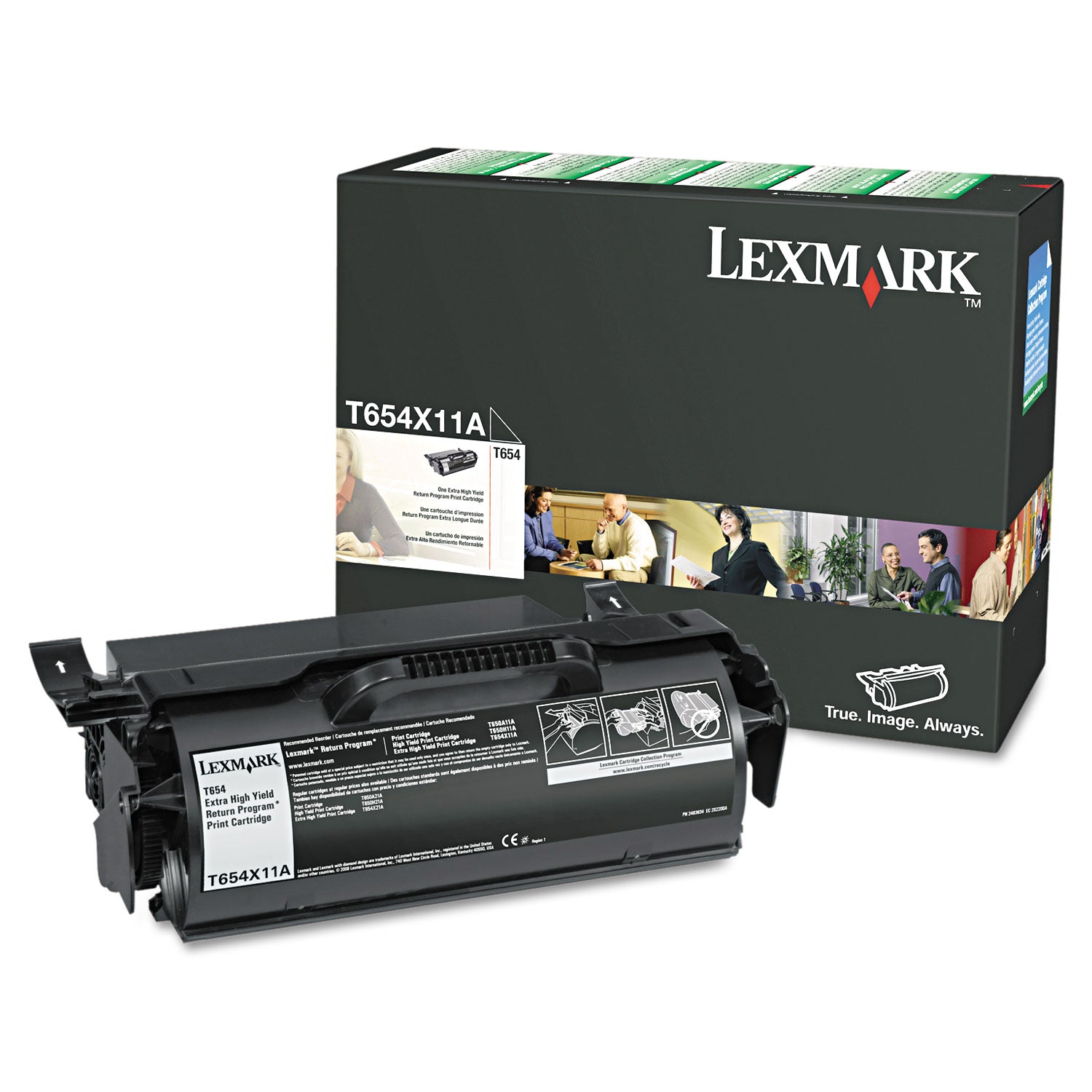 T654X11A Return Program Extra High-Yield Toner, 36,000 Page-Yield, Black -