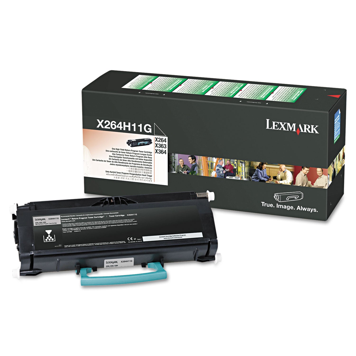 X264H11G Return Program High-Yield Toner, 9,000 Page-Yield, Black -