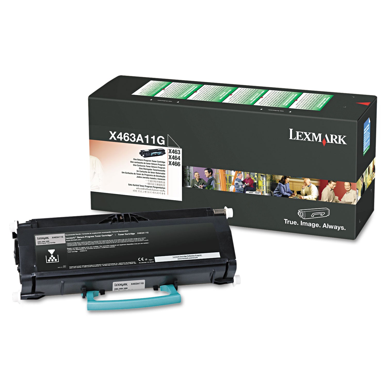 X463A11G Return Program Toner, 3,500 Page-Yield, Black -