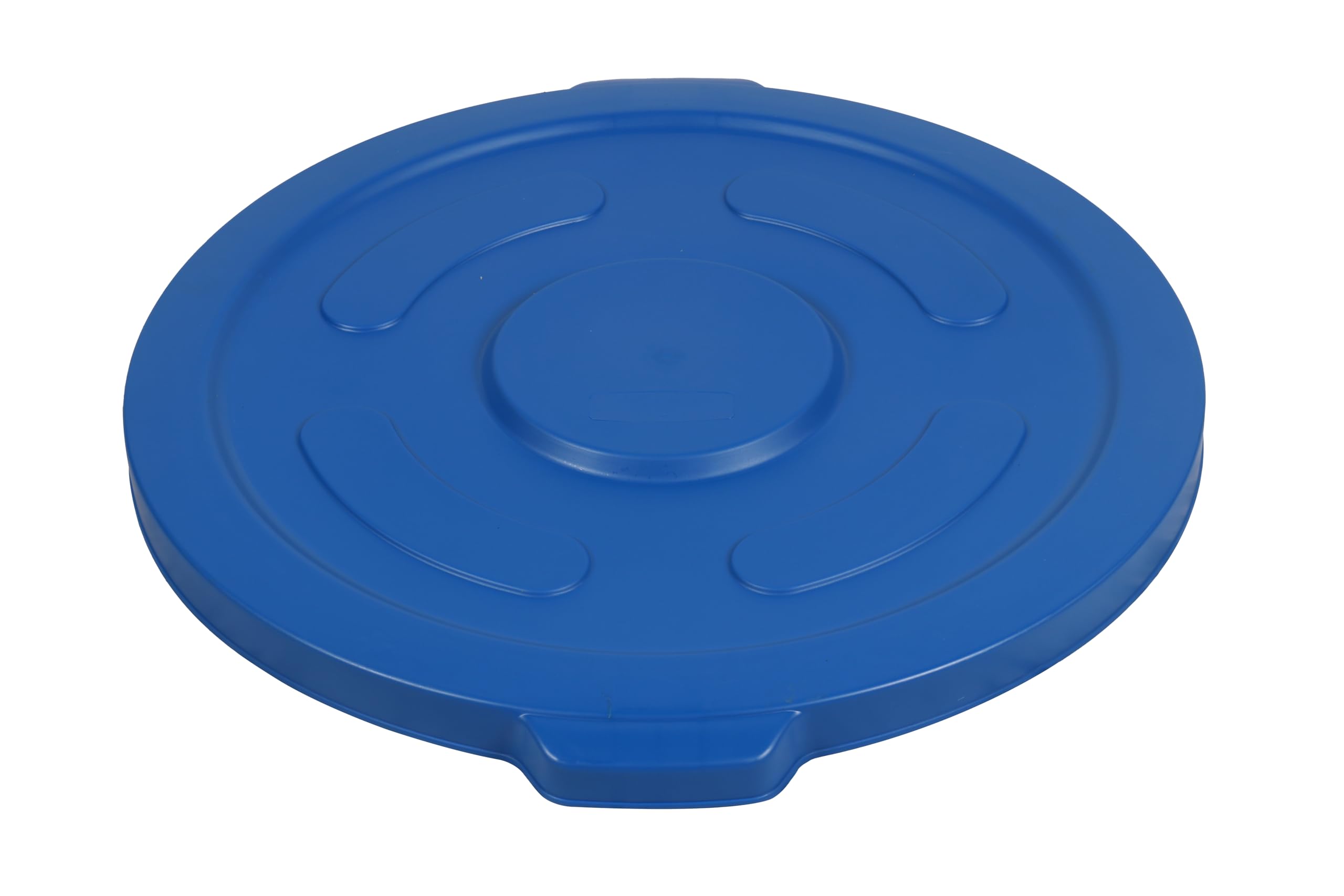 Lid for 55-Gallon Round Trash Can, Blue - 1