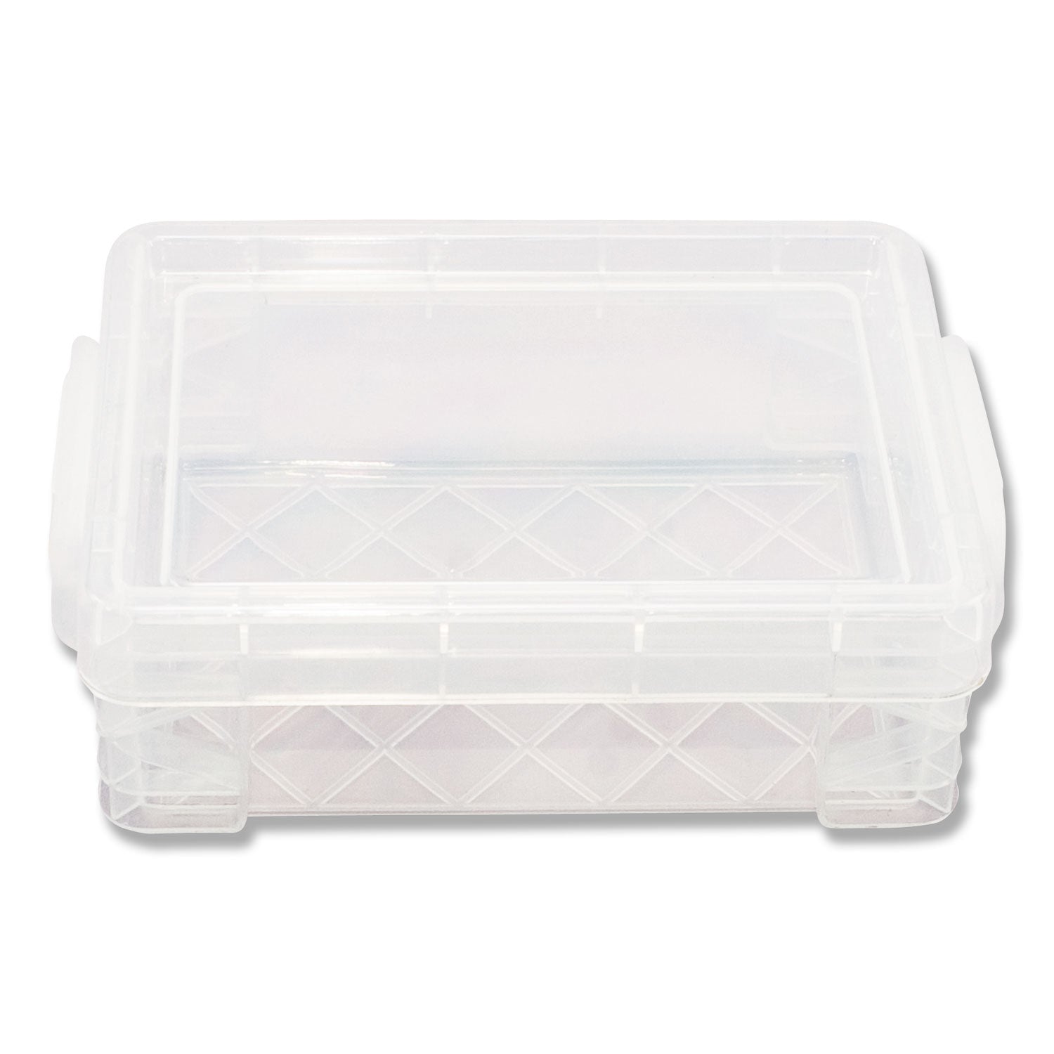 Super Stacker Crayon Box, Plastic, 4.75 x 3.5 x 1.6, Clear -