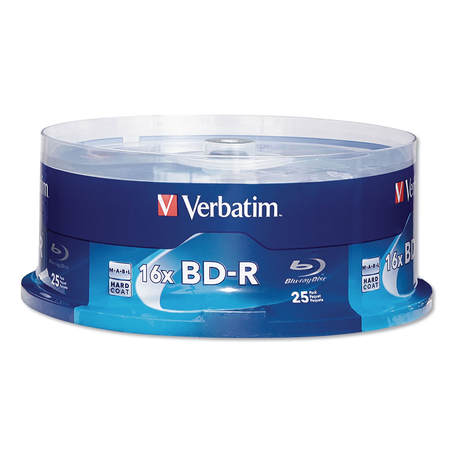 BD-R Blu-Ray Disc, 25 GB, 16x, White, 25/Pack -