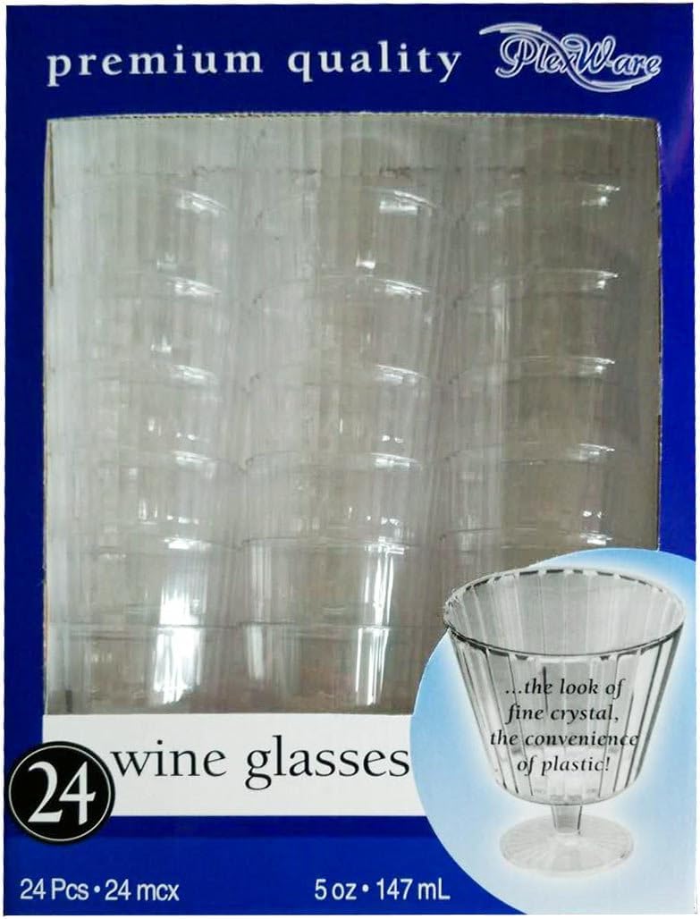 5 oz Clear Wine Cup, 24/Pack, 10/Case