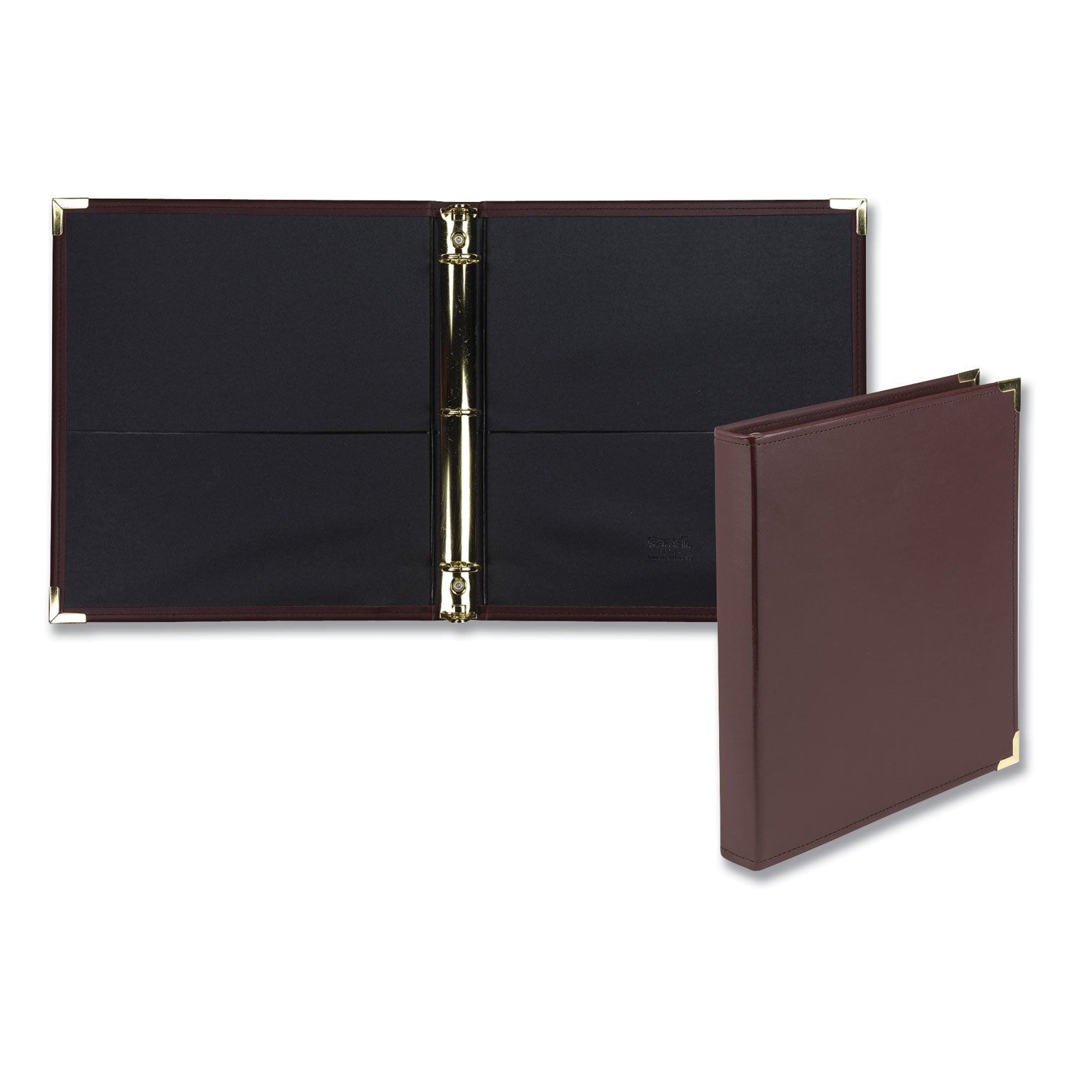Classic Collection Ring Binder, 3 Rings, 1" Capacity, 11 x 8.5, Burgundy -